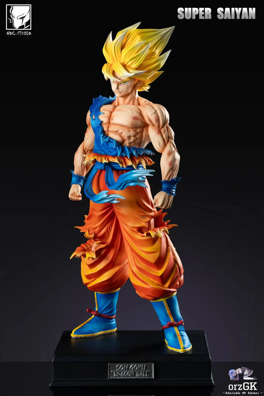 Noc Studio - Dragon Ball Super Saiyan Goku resin statue Navy Toys anime figure
