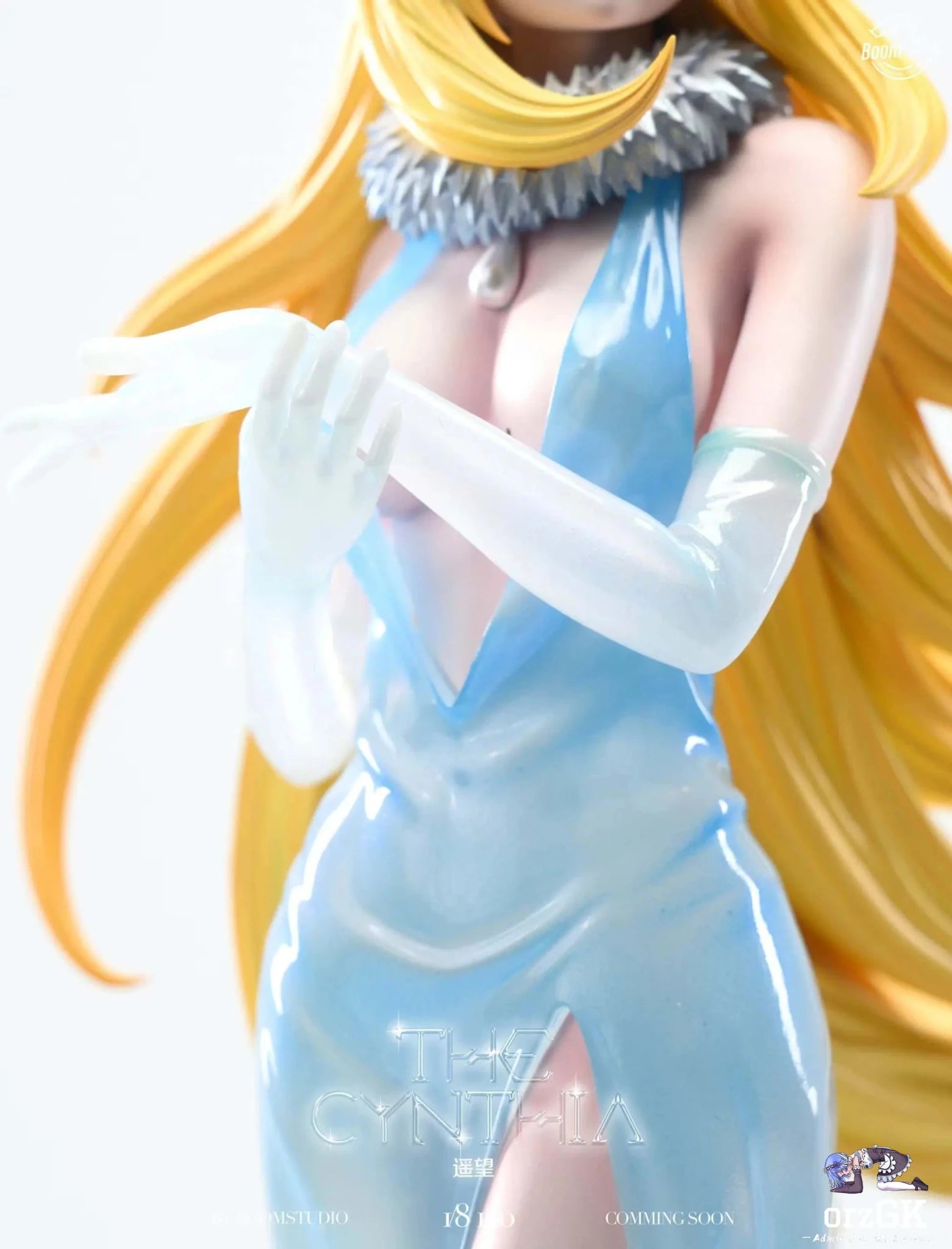 Boom Studio - Pokémon Great Artist Series Cynthia resin statue Navy Toys anime figure
