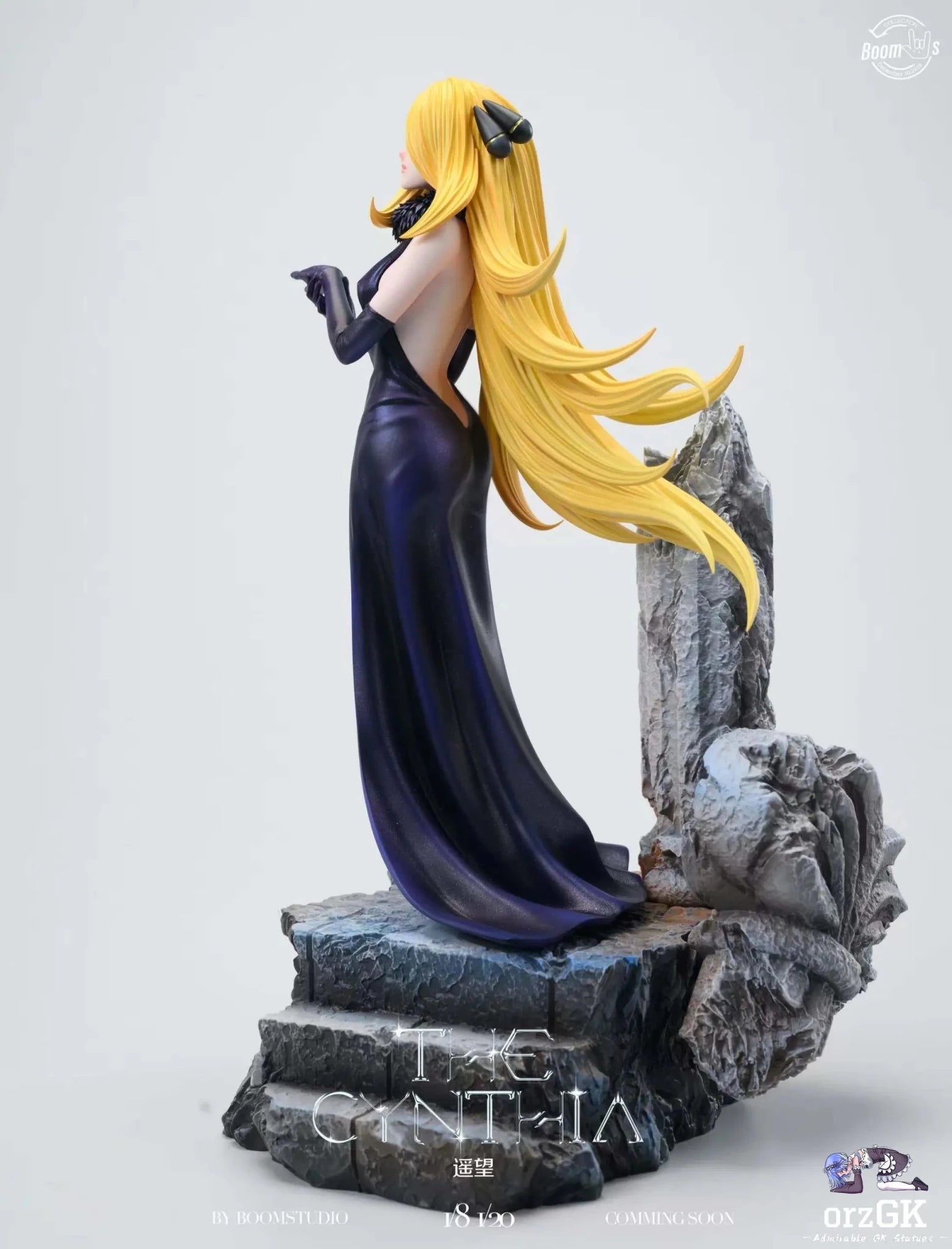 Boom Studio - Pokémon Great Artist Series Cynthia resin statue Navy Toys anime figure