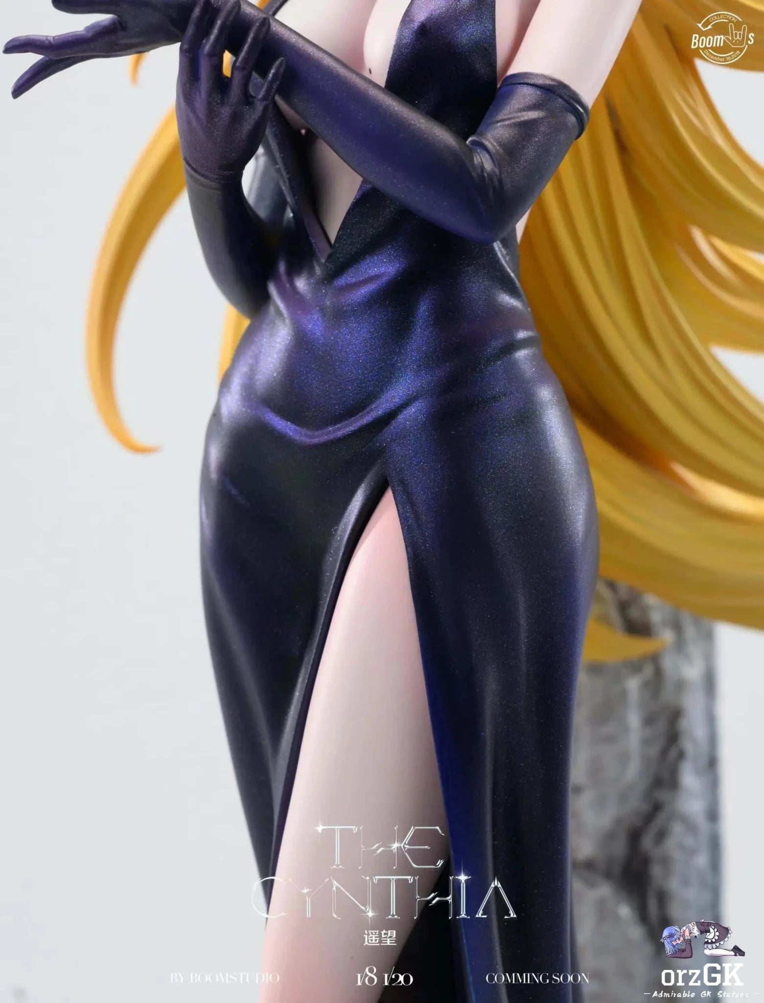 Boom Studio - Pokémon Great Artist Series Cynthia resin statue Navy Toys anime figure
