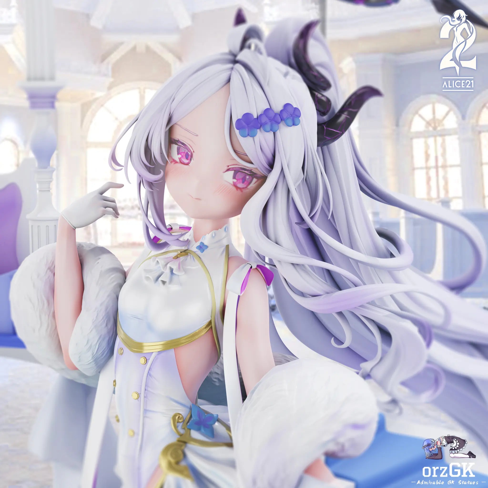 Alice21 Studio - Blue Archive White Wedding Dress 3 Sorasaki Hina resin statue Navy Toys anime figure