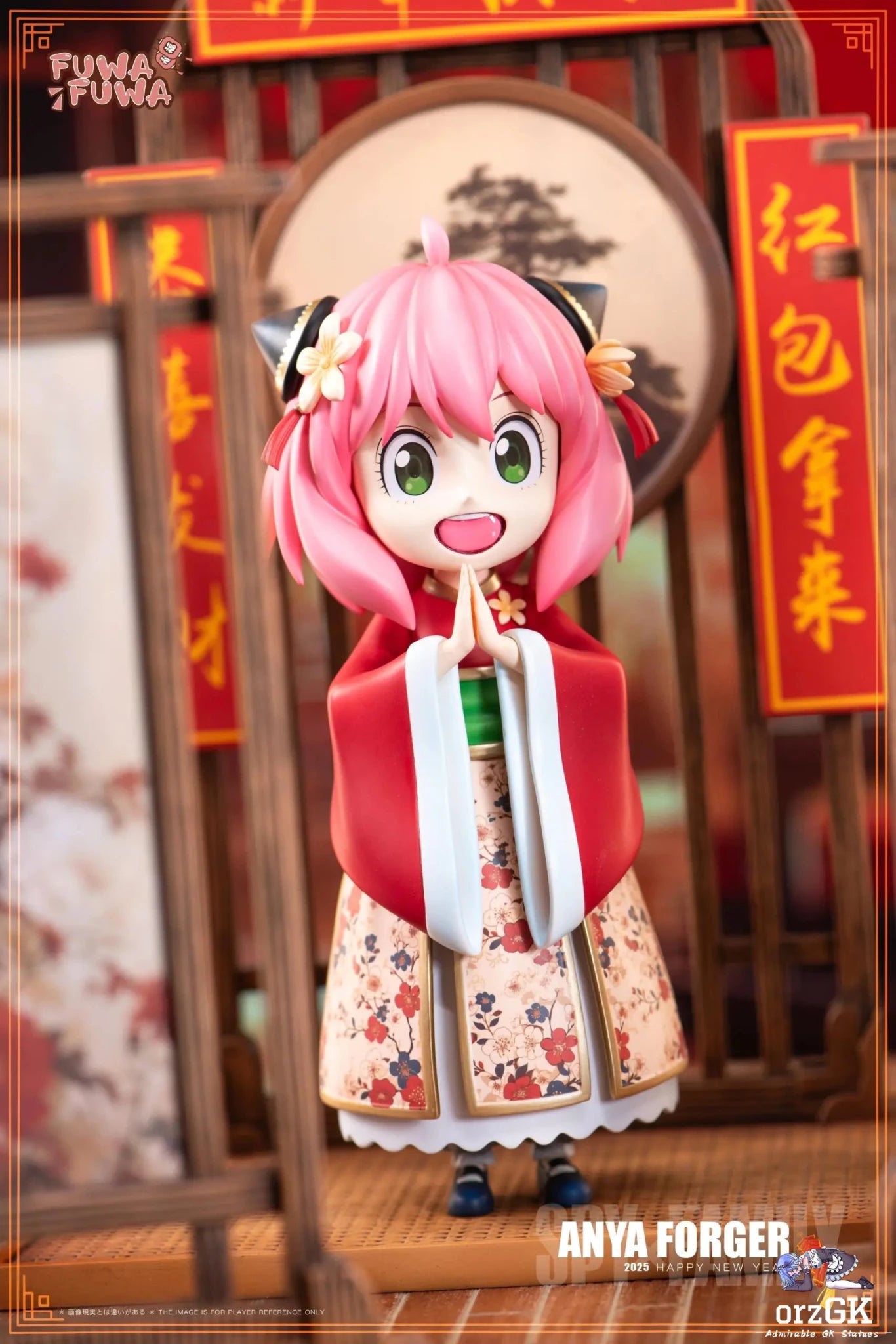 FuWaFuWa Studio & XY Studio - Spy x Family Happy New Year Anya Forger resin statue Navy Toys anime figure