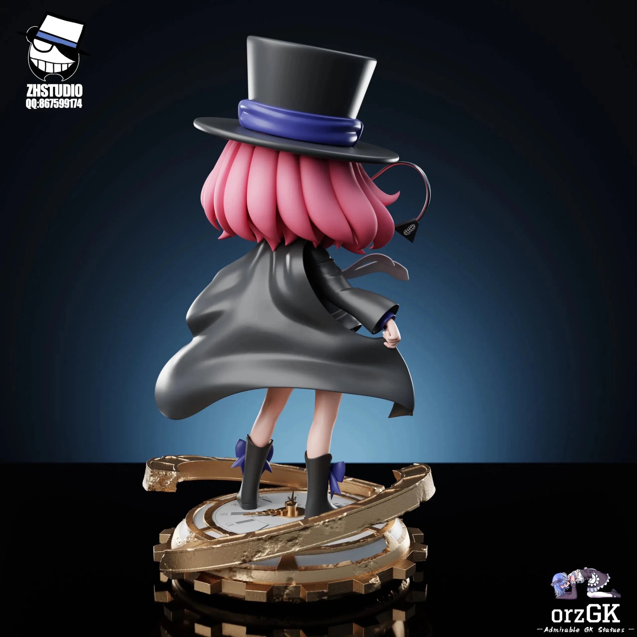ZH Studio - Spy x Family Anya Forger COS Kaito Kuroba resin statue Navy Toys anime figure