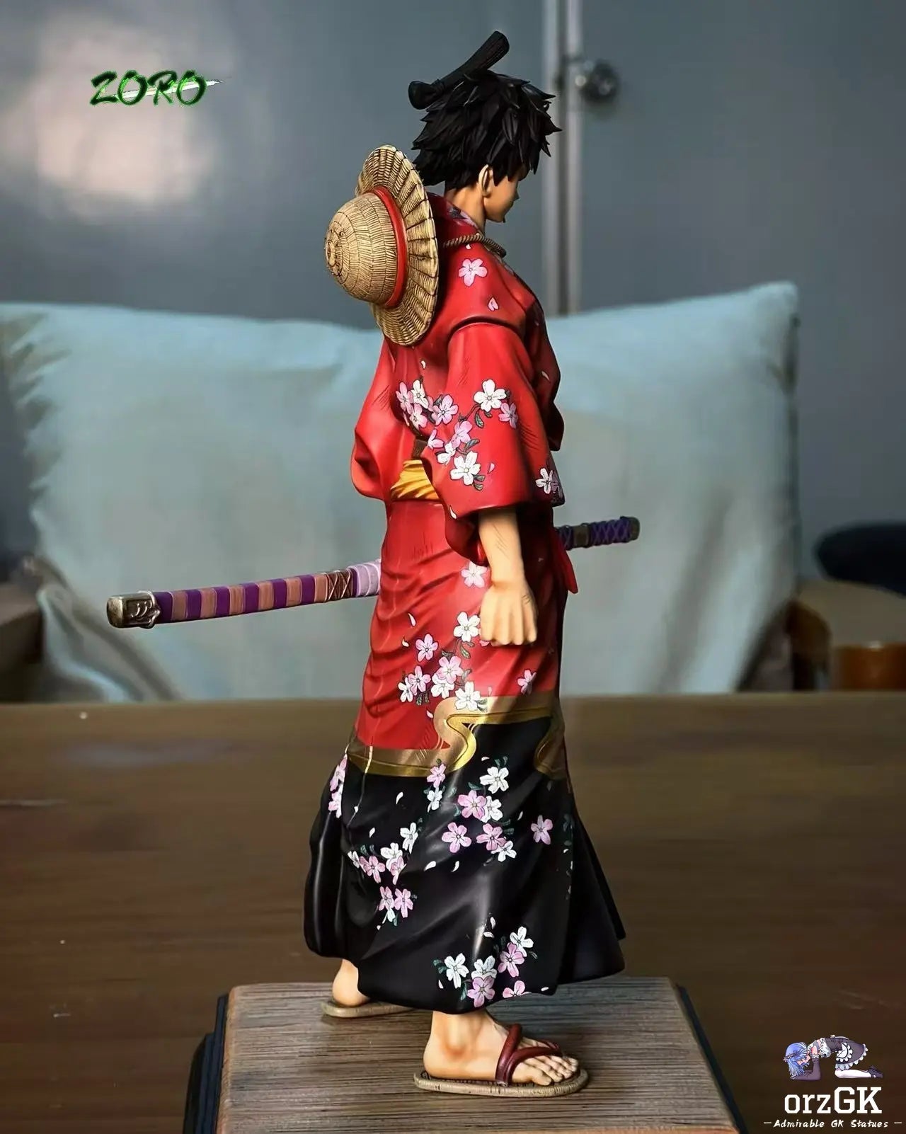 Zoro Studio - One Piece Kimono Luffy resin statue Navy Toys anime figure