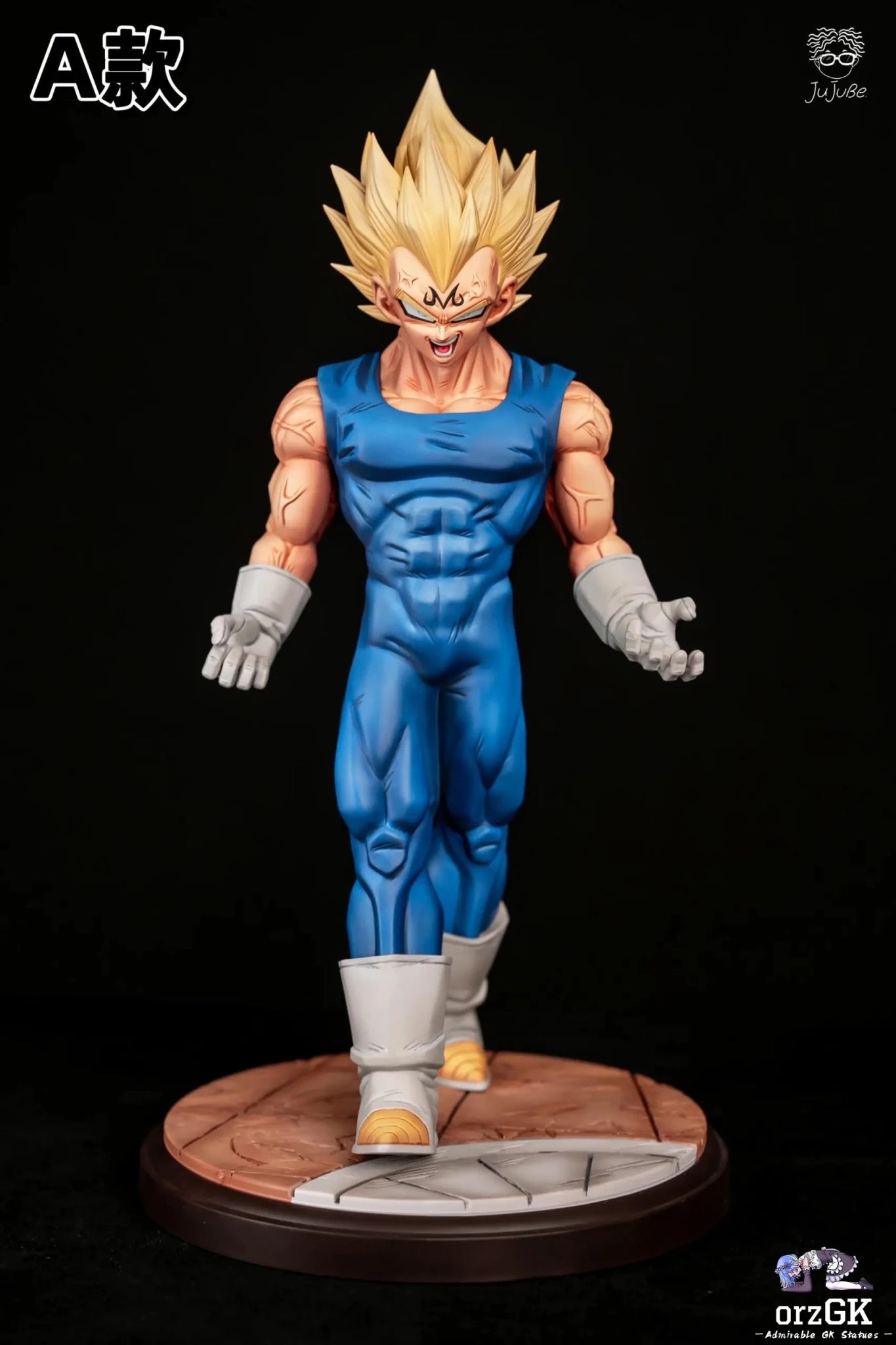 Dong Zao Studio - Dragon Ball Cover Page Majin Vegeta resin statue Navy Toys anime figure