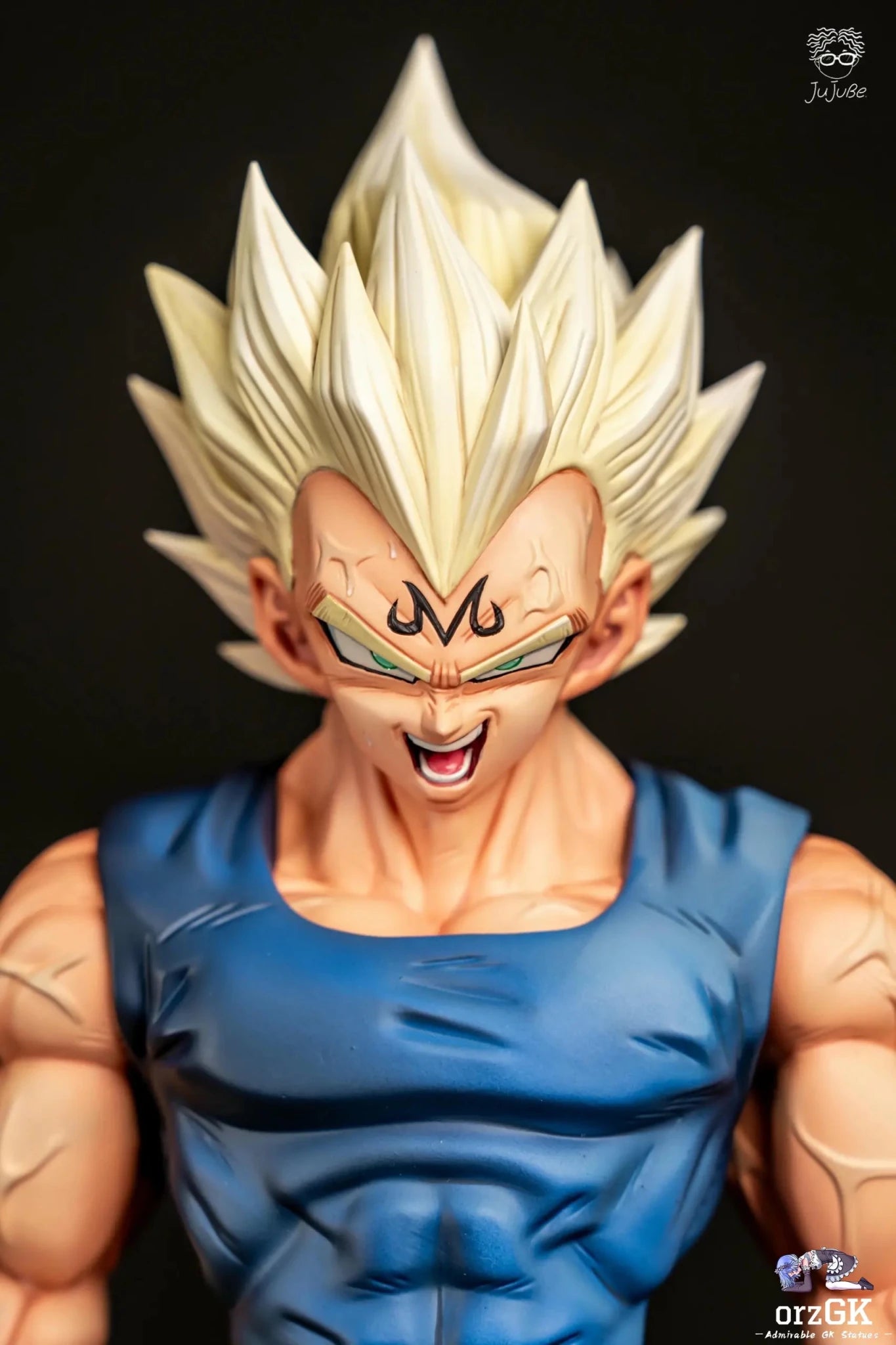Dong Zao Studio - Dragon Ball Cover Page Majin Vegeta resin statue Navy Toys anime figure