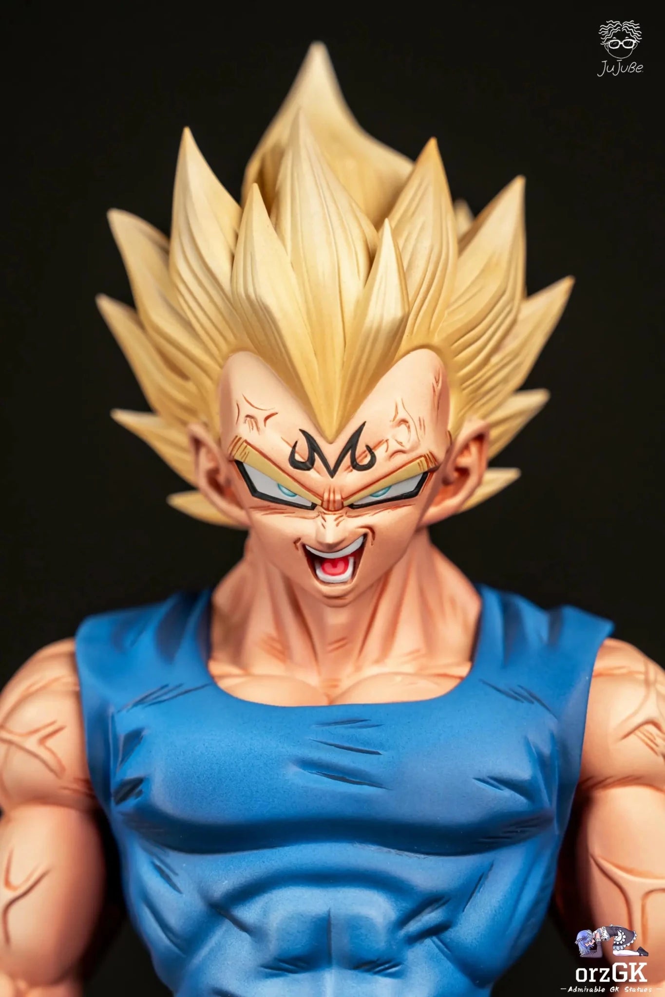 Dong Zao Studio - Dragon Ball Cover Page Majin Vegeta resin statue Navy Toys anime figure
