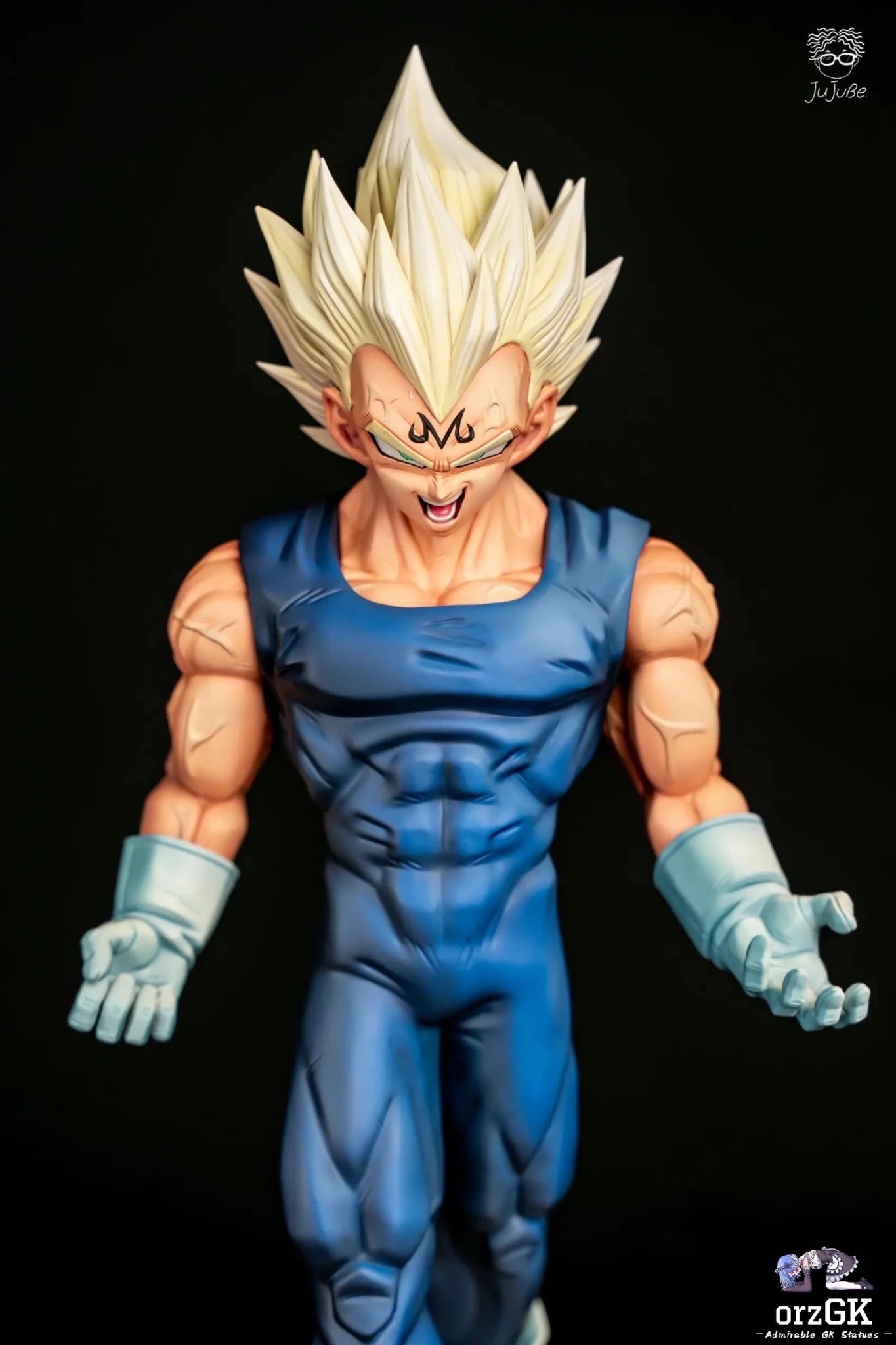 Dong Zao Studio - Dragon Ball Cover Page Majin Vegeta resin statue Navy Toys anime figure