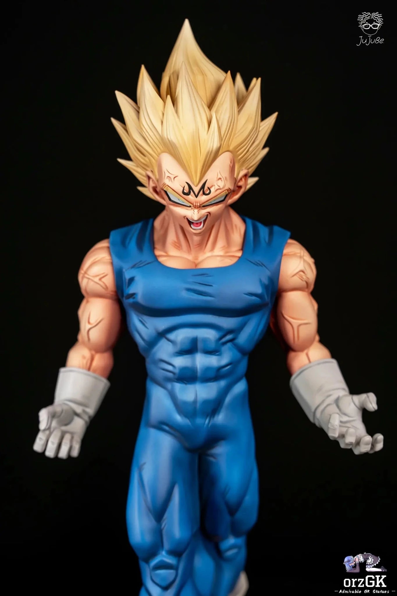 Dong Zao Studio - Dragon Ball Cover Page Majin Vegeta resin statue Navy Toys anime figure