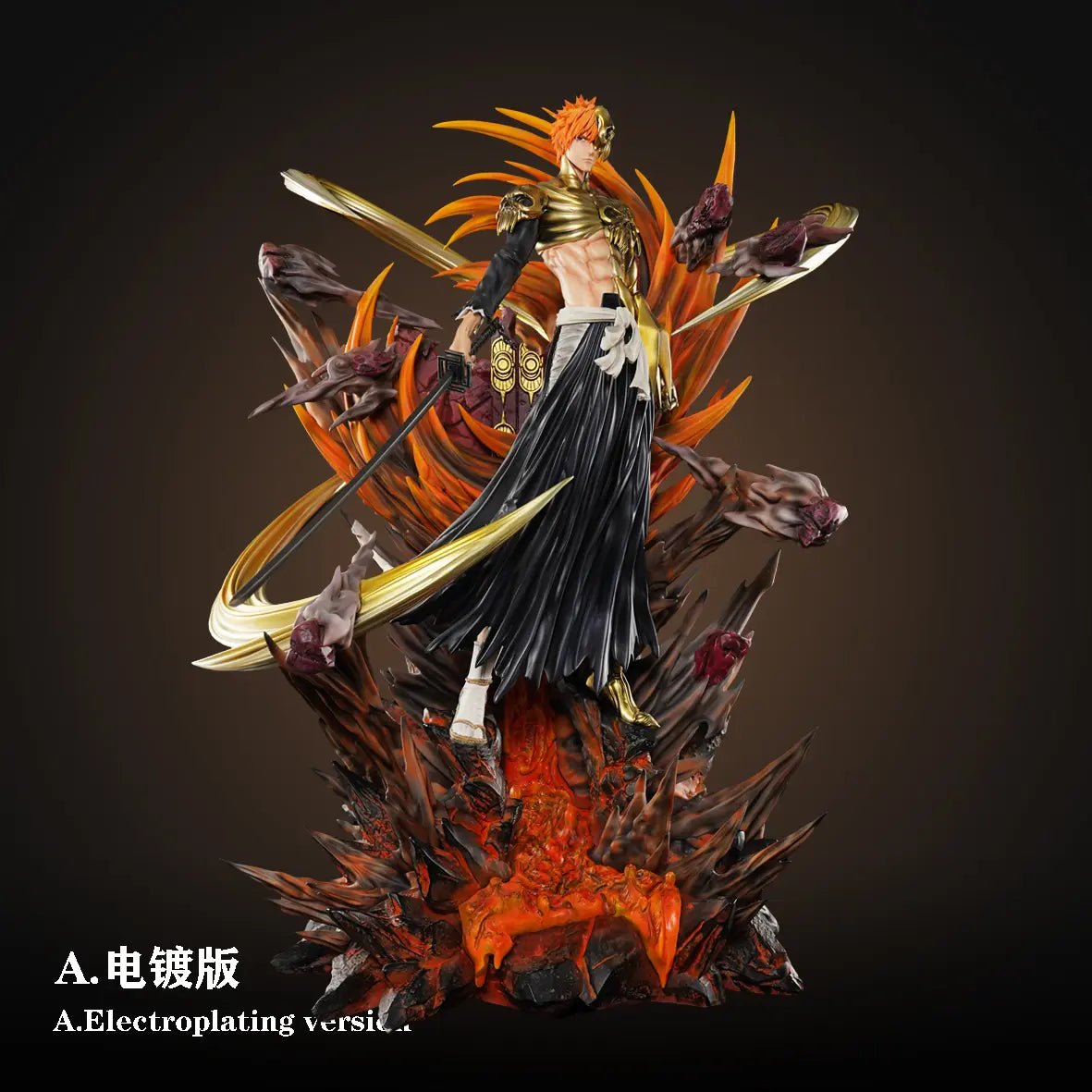 CHENG Studio - Hell arc Ichigo Kurosaki BLEACH resin statue Navy Toys anime figure