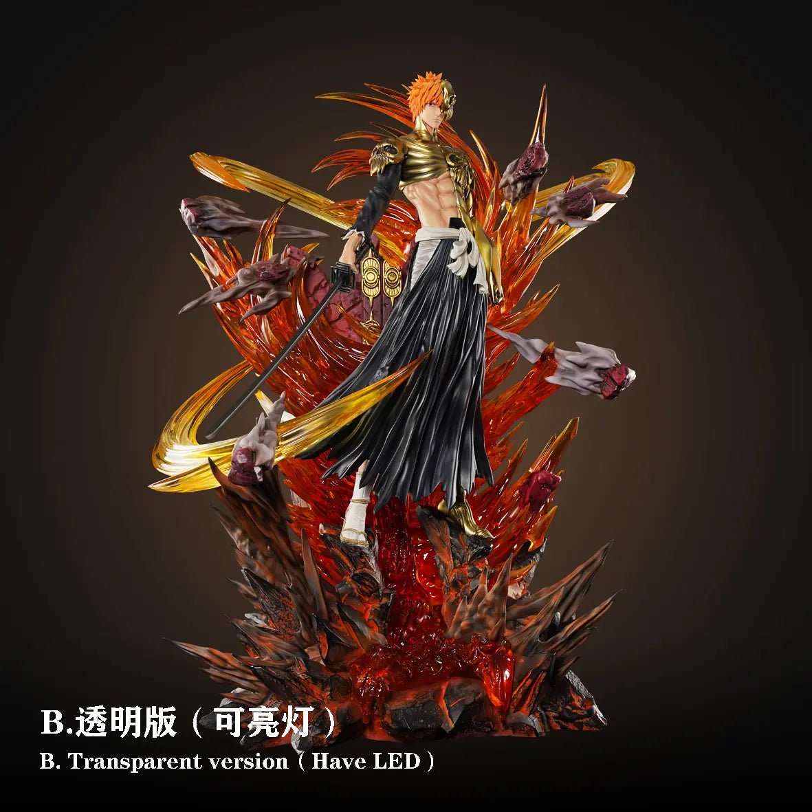 CHENG Studio - Hell arc Ichigo Kurosaki BLEACH resin statue Navy Toys anime figure