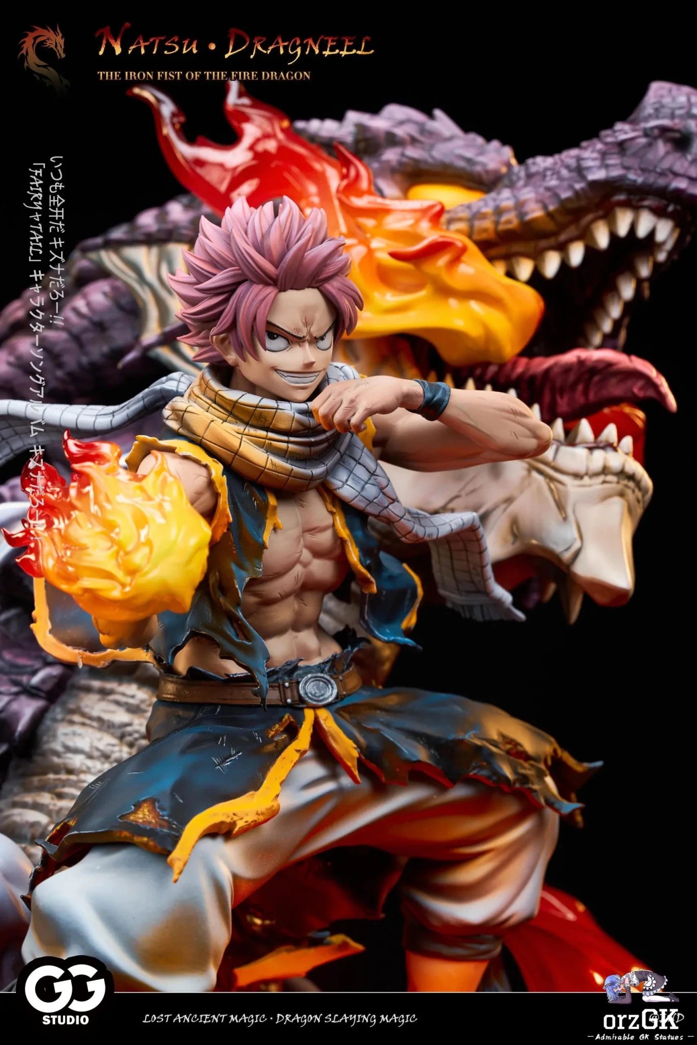 GuGu Studio - Anime Male Protagonist Statue 01 Natsu Dragneel Fairy Tail resin statue Navy Toys anime figure