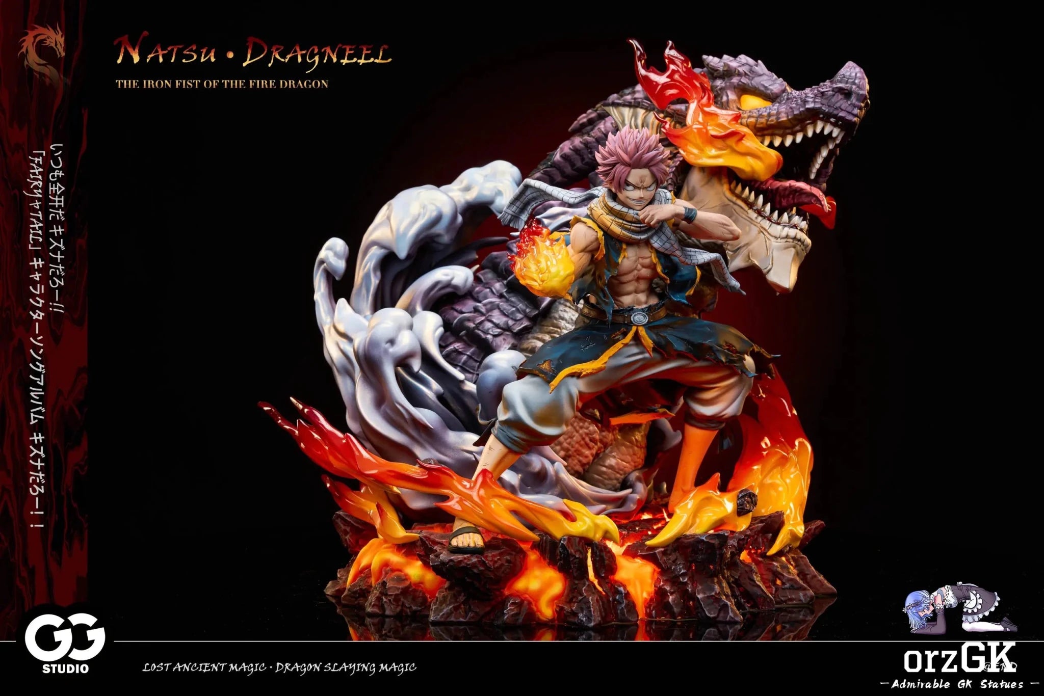 GuGu Studio - Anime Male Protagonist Statue 01 Natsu Dragneel Fairy Tail resin statue Navy Toys anime figure