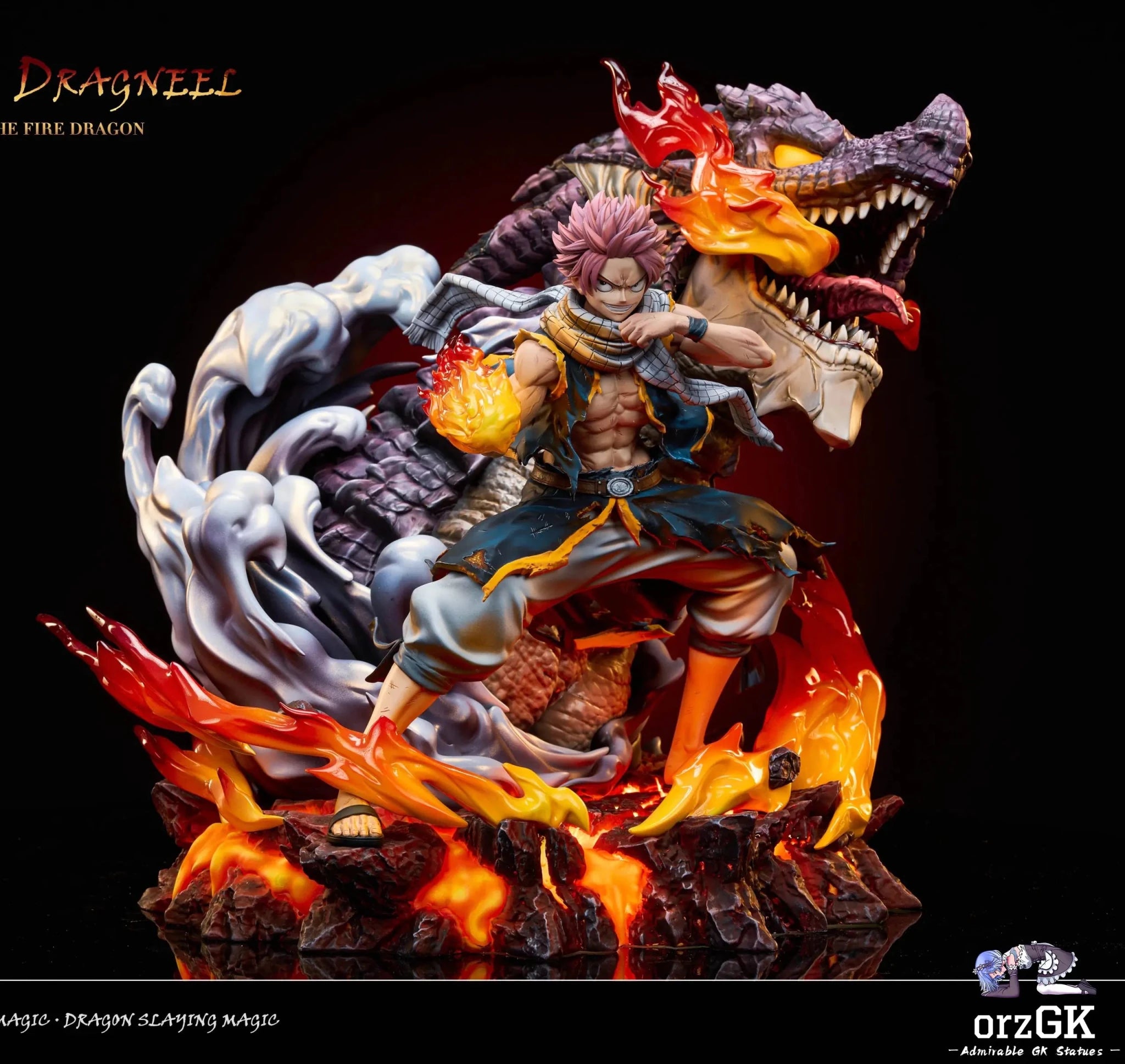 GuGu Studio - Anime Male Protagonist Statue 01 Natsu Dragneel Fairy Tail resin statue Navy Toys anime figure