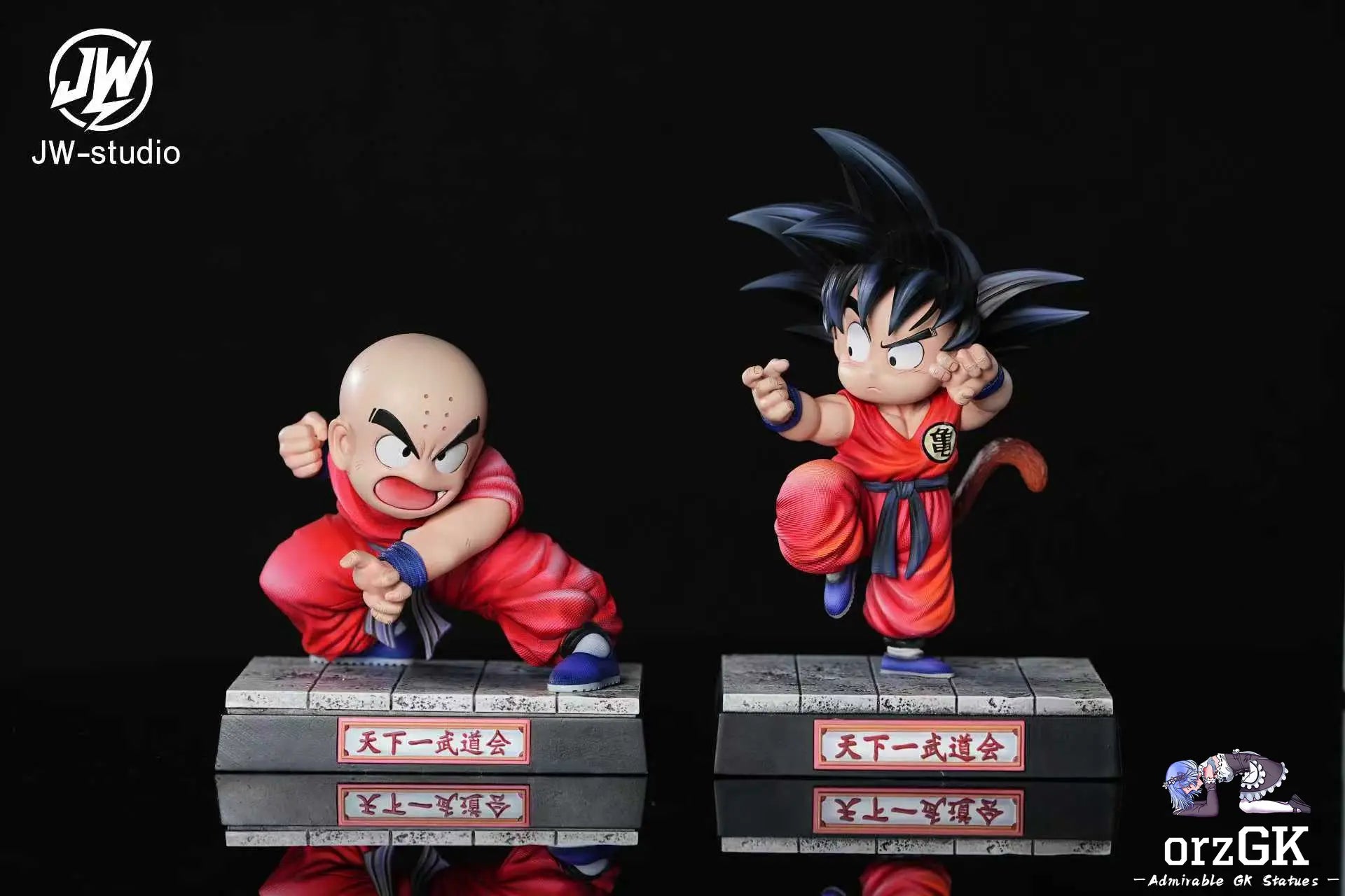 Tenkaichi Budokai Krillin - Dragon Ball - JW Studio resin statue Navy Toys anime figure