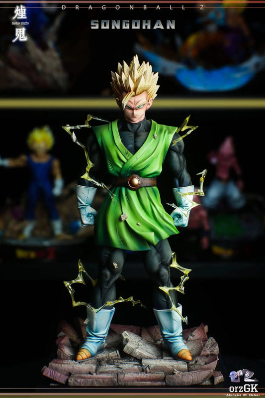 SMOKER Studio - Green Gi Teen Gohan Dragon Ball resin statue Navy Toys anime figure