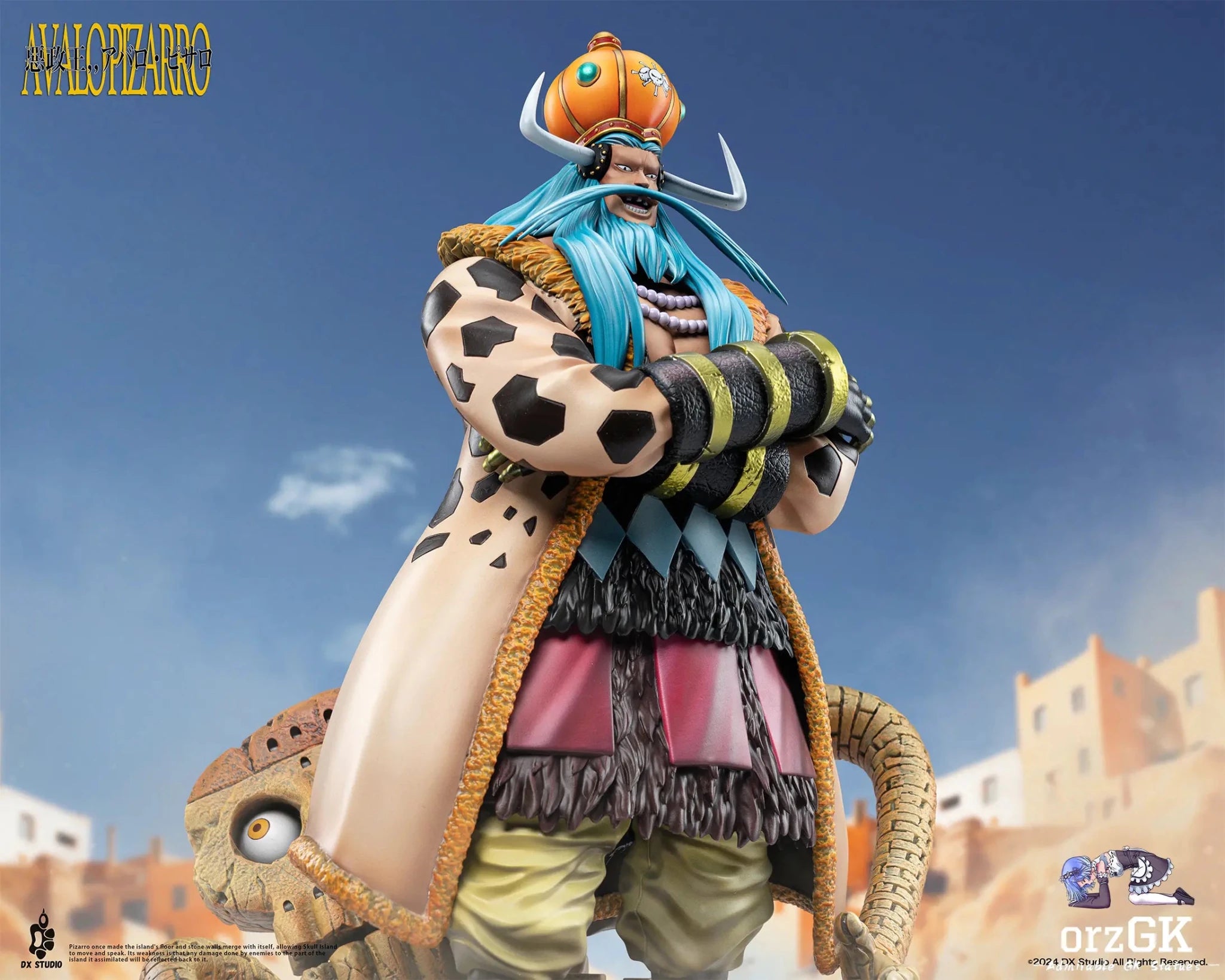 DX Studio - One Piece Blackbeard Pirates 4 Avalo Pizarro resin statue Navy Toys anime figure