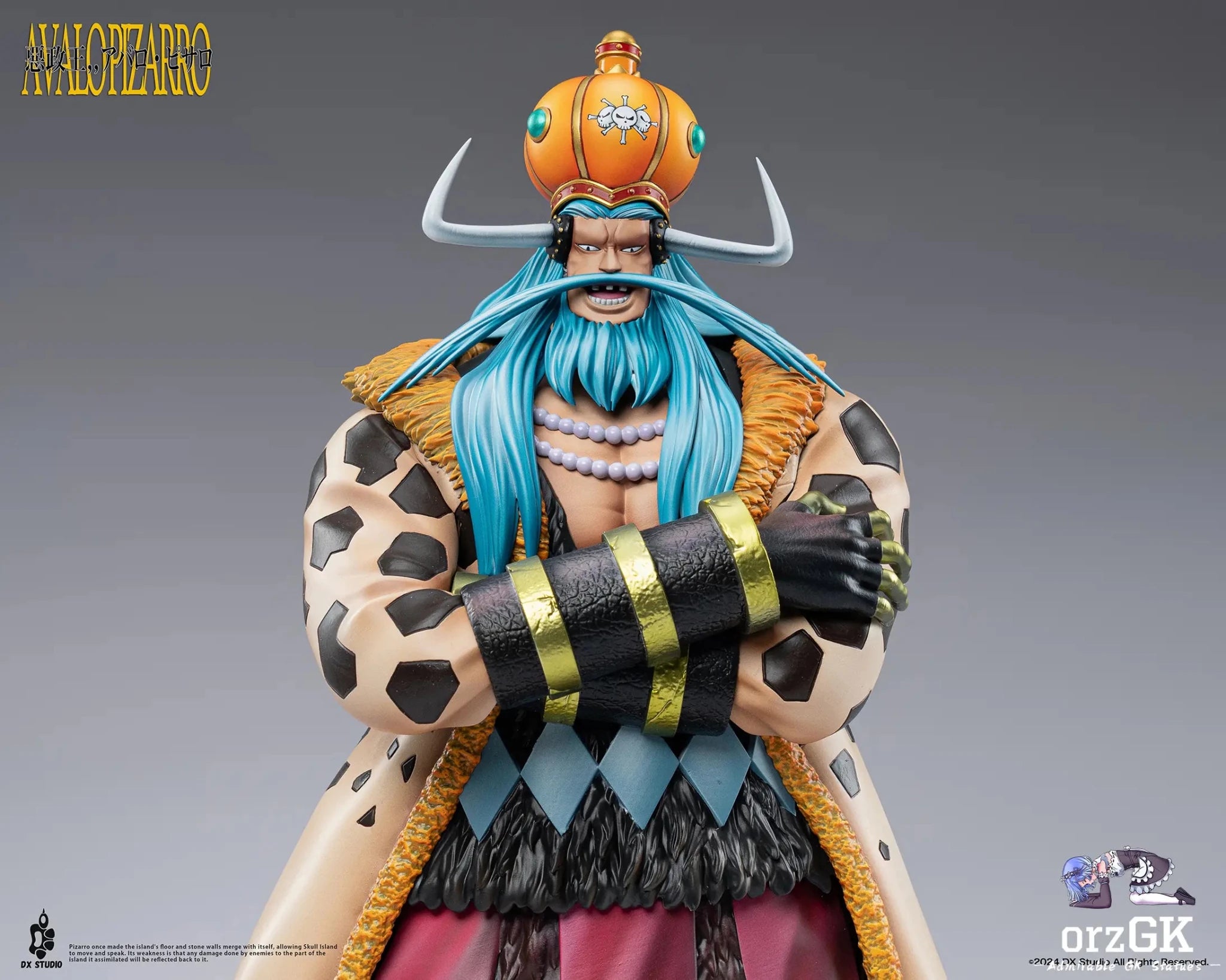 DX Studio - One Piece Blackbeard Pirates 4 Avalo Pizarro resin statue Navy Toys anime figure
