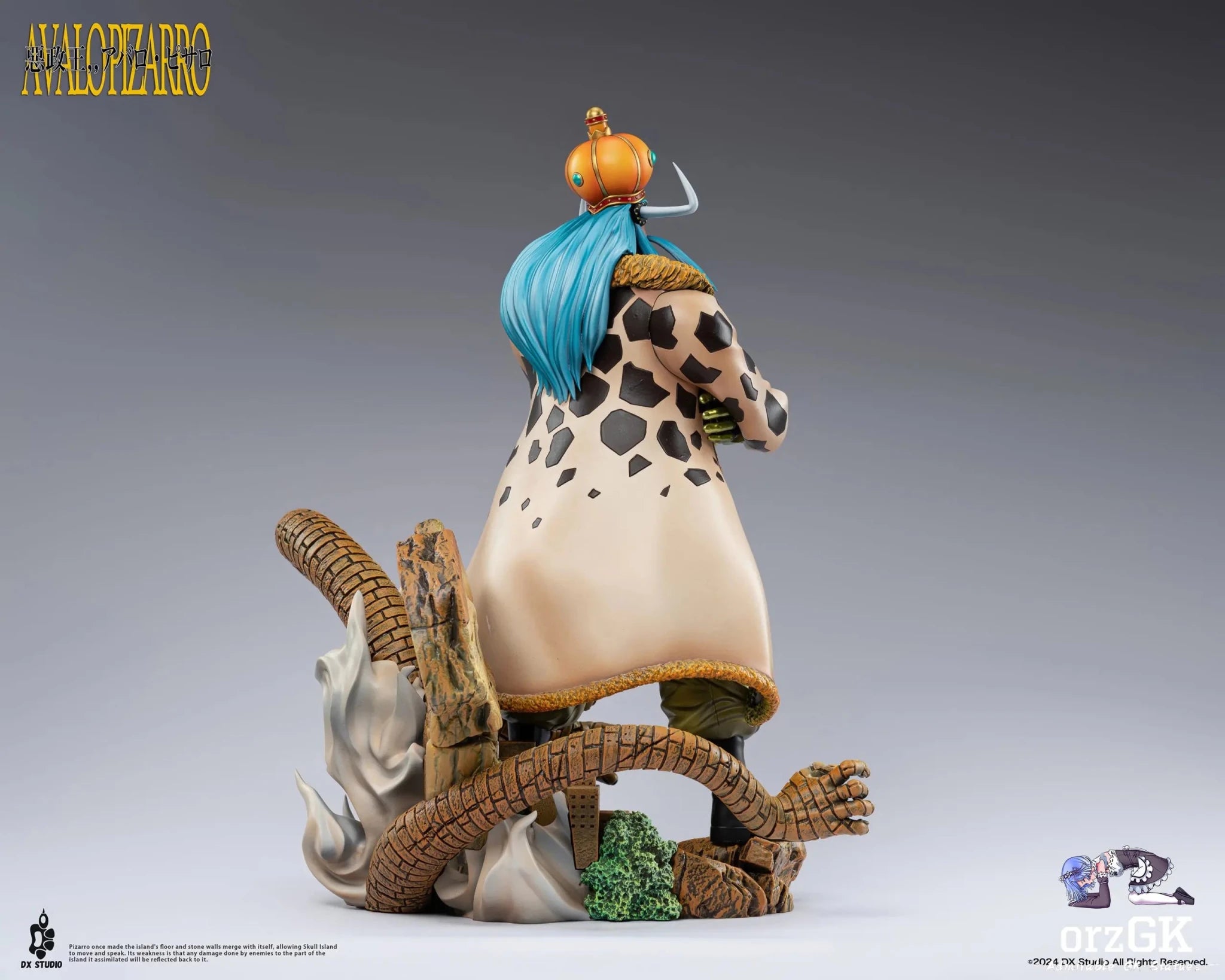 DX Studio - One Piece Blackbeard Pirates 4 Avalo Pizarro resin statue Navy Toys anime figure