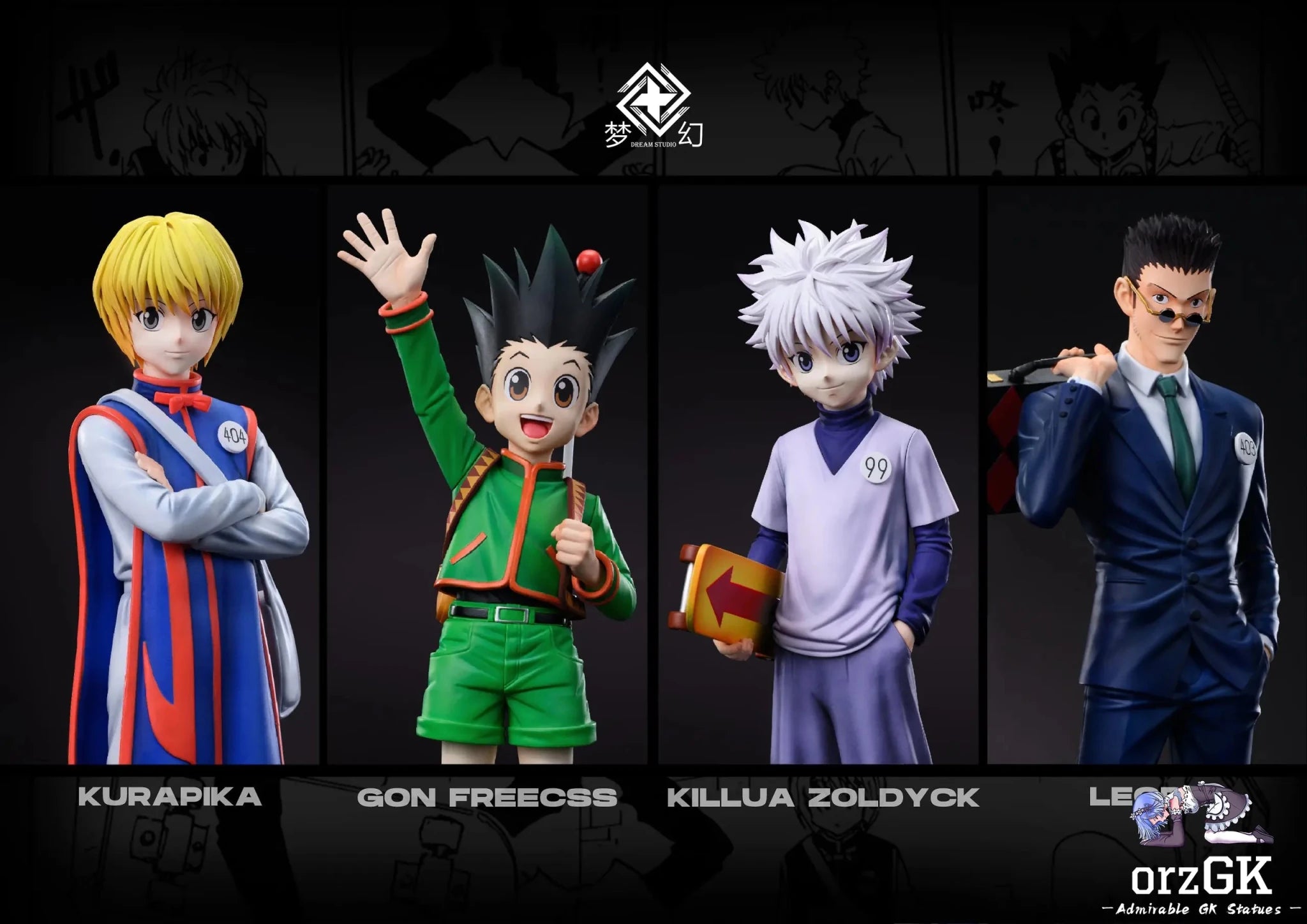 Dream Studio - Hunter x Hunter Protagonist Foursome resin statue Navy Toys anime figure