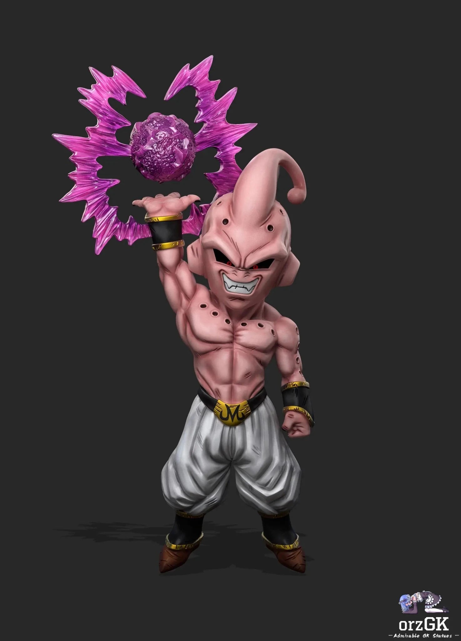 Power Studio - Dragon Ball Spirit Bomb Majin Buu resin statue Navy Toys anime figure