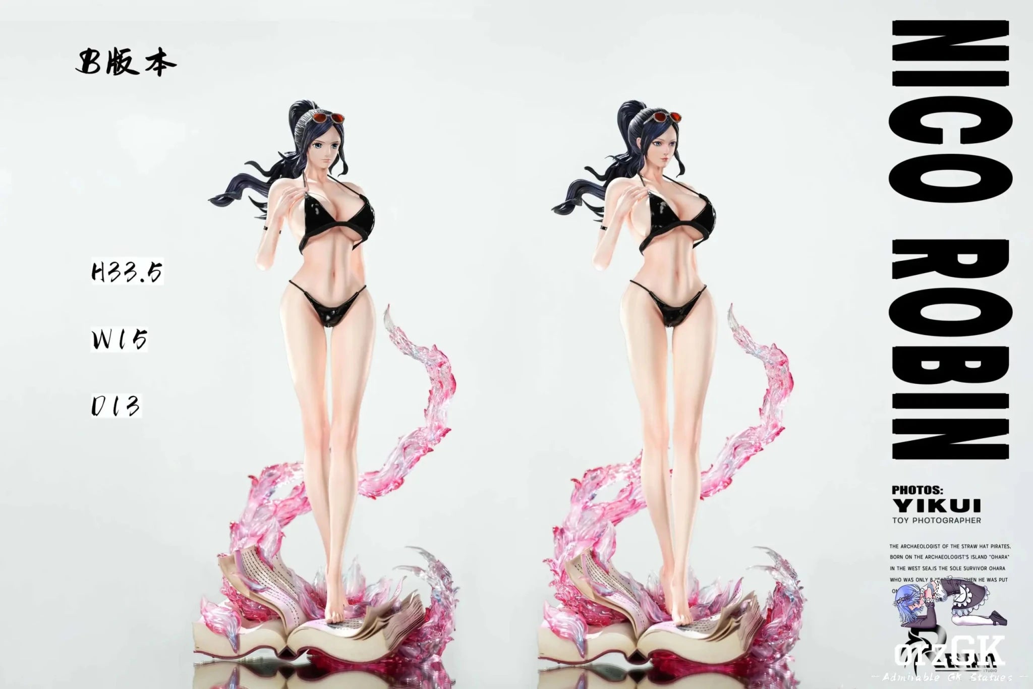Restart Studio - One Piece Nico Robin Book Effects resin statue Navy Toys anime figure