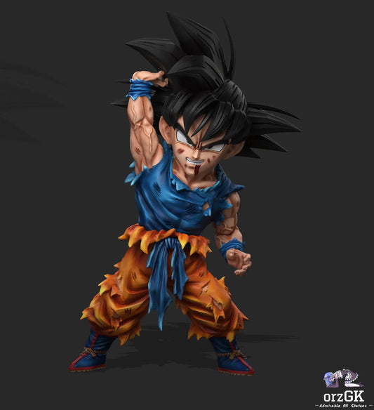 Power Studio - Dragon Ball Spirit Bomb Goku resin statue Navy Toys anime figure