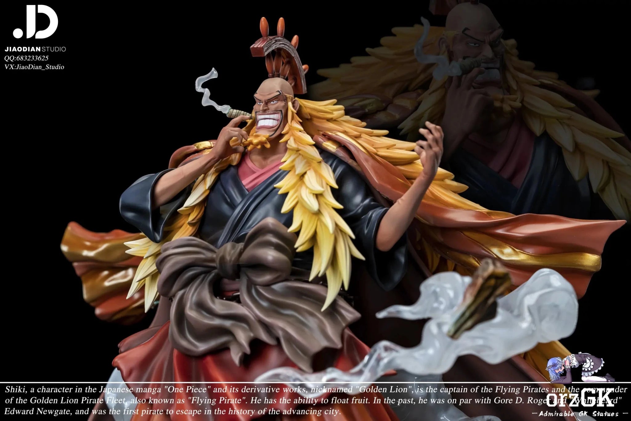 JIAO DIAN Studio - One Piece POP Series BOSS Chapter 1 Shiki resin statue Navy Toys anime figure