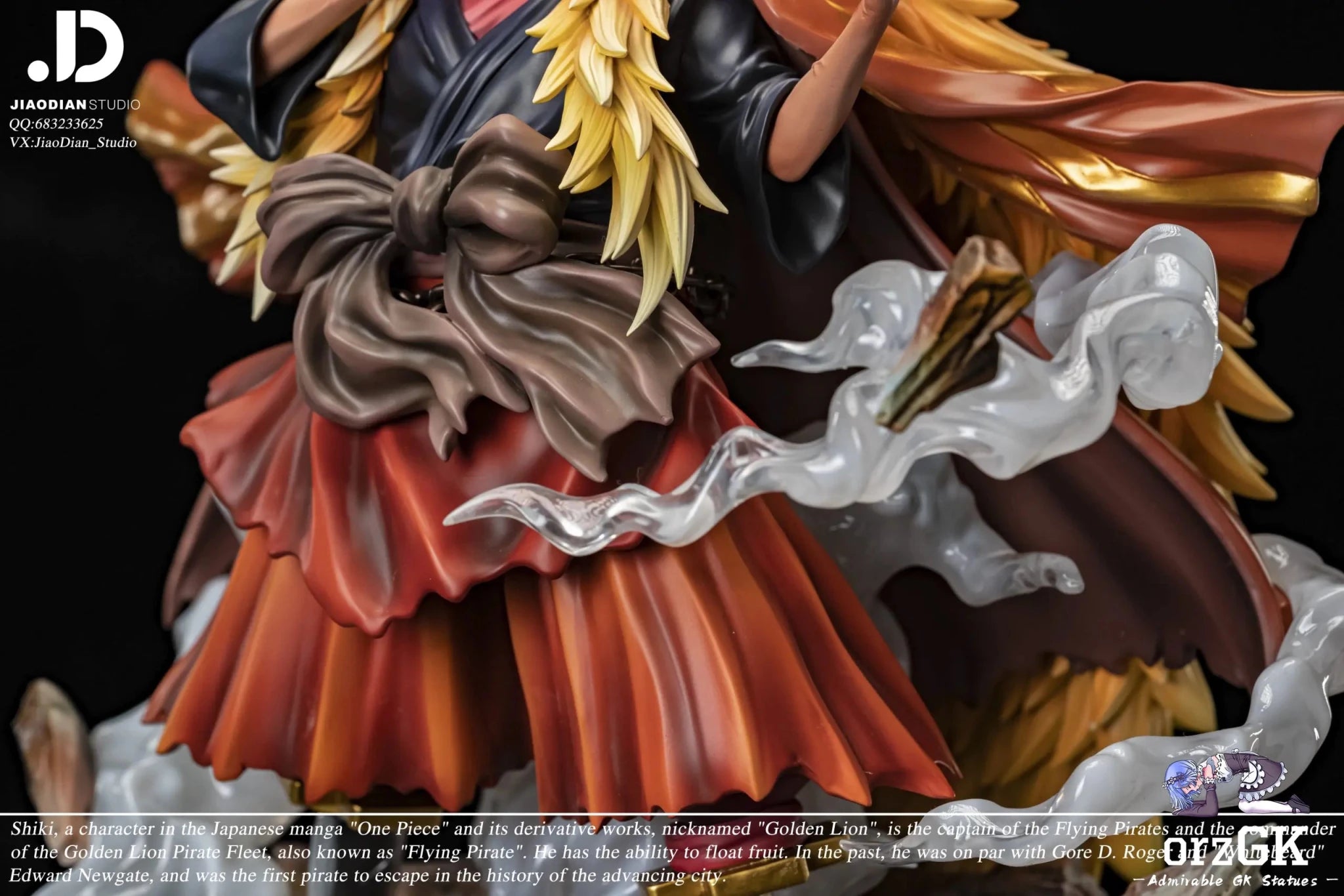 JIAO DIAN Studio - One Piece POP Series BOSS Chapter 1 Shiki resin statue Navy Toys anime figure