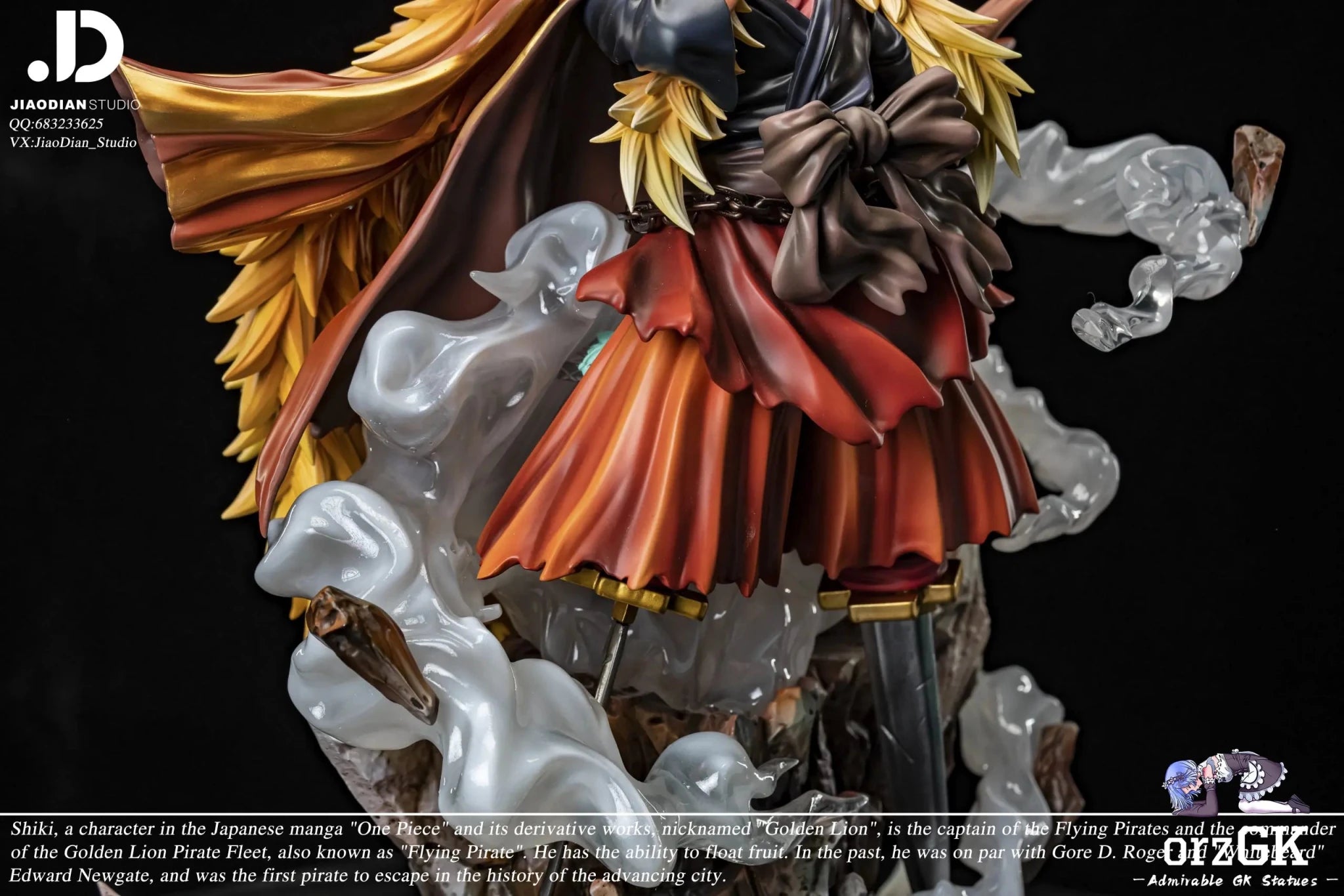 JIAO DIAN Studio - One Piece POP Series BOSS Chapter 1 Shiki resin statue Navy Toys anime figure