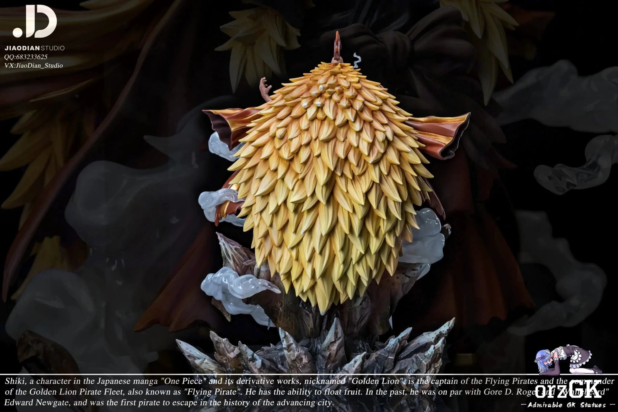 JIAO DIAN Studio - One Piece POP Series BOSS Chapter 1 Shiki resin statue Navy Toys anime figure