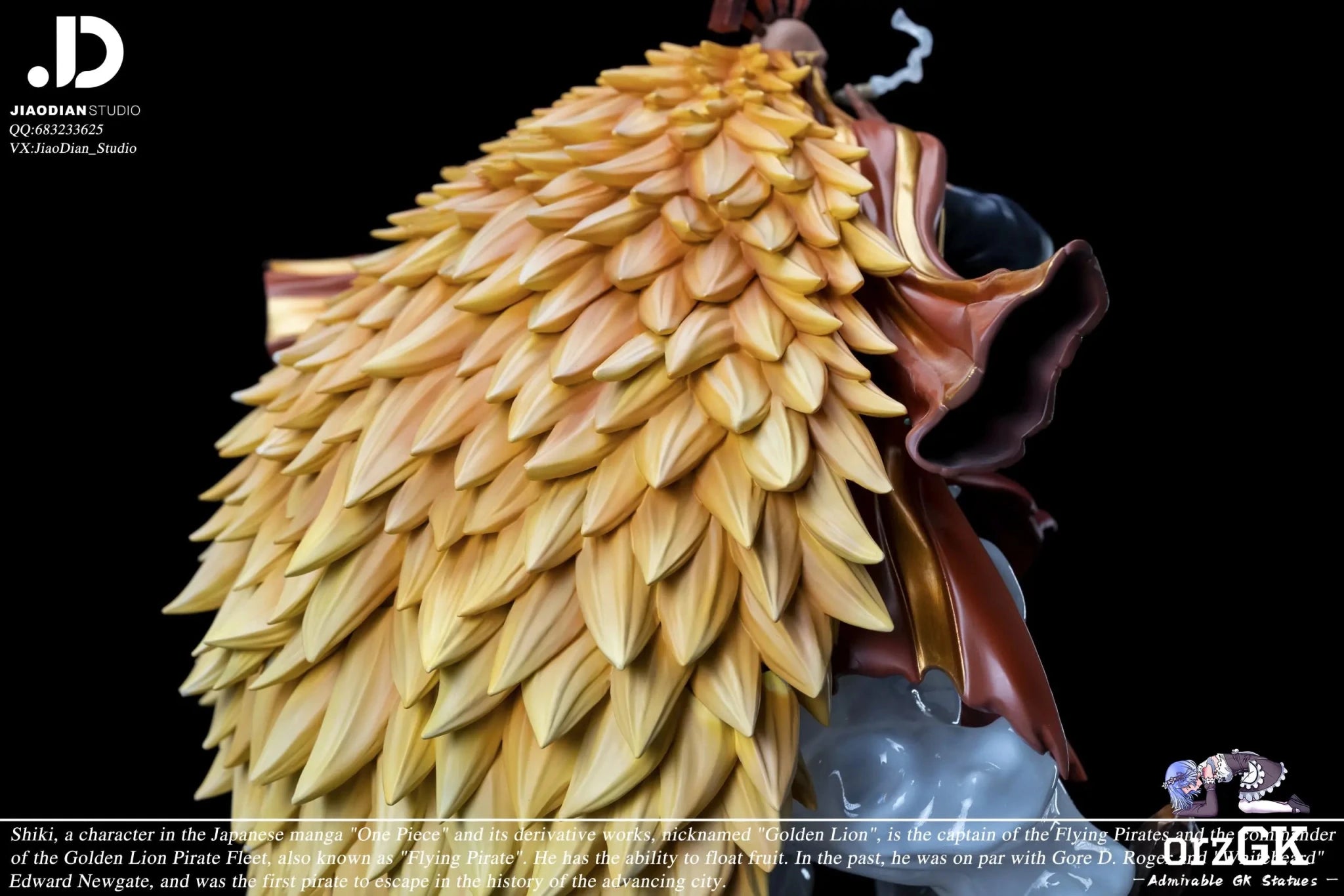 JIAO DIAN Studio - One Piece POP Series BOSS Chapter 1 Shiki resin statue Navy Toys anime figure