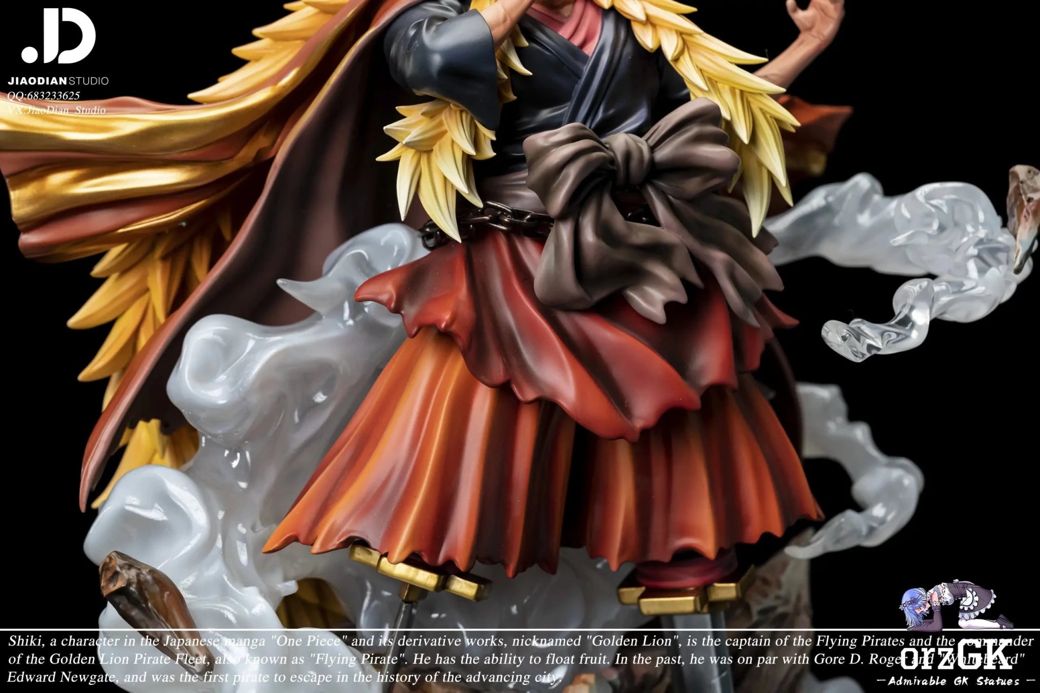 JIAO DIAN Studio - One Piece POP Series BOSS Chapter 1 Shiki resin statue Navy Toys anime figure