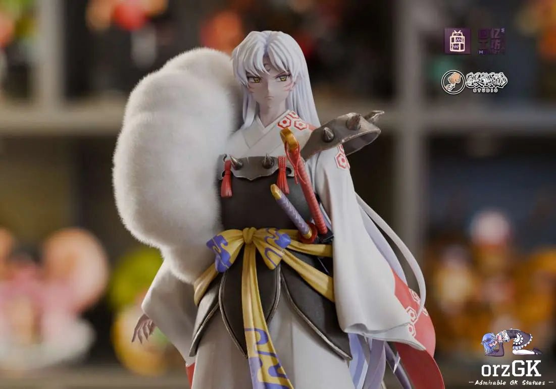 Memory Workshop Studio & Showhand Studio - Inuyasha Series 1 Sesshōmaru resin statue Navy Toys anime figure