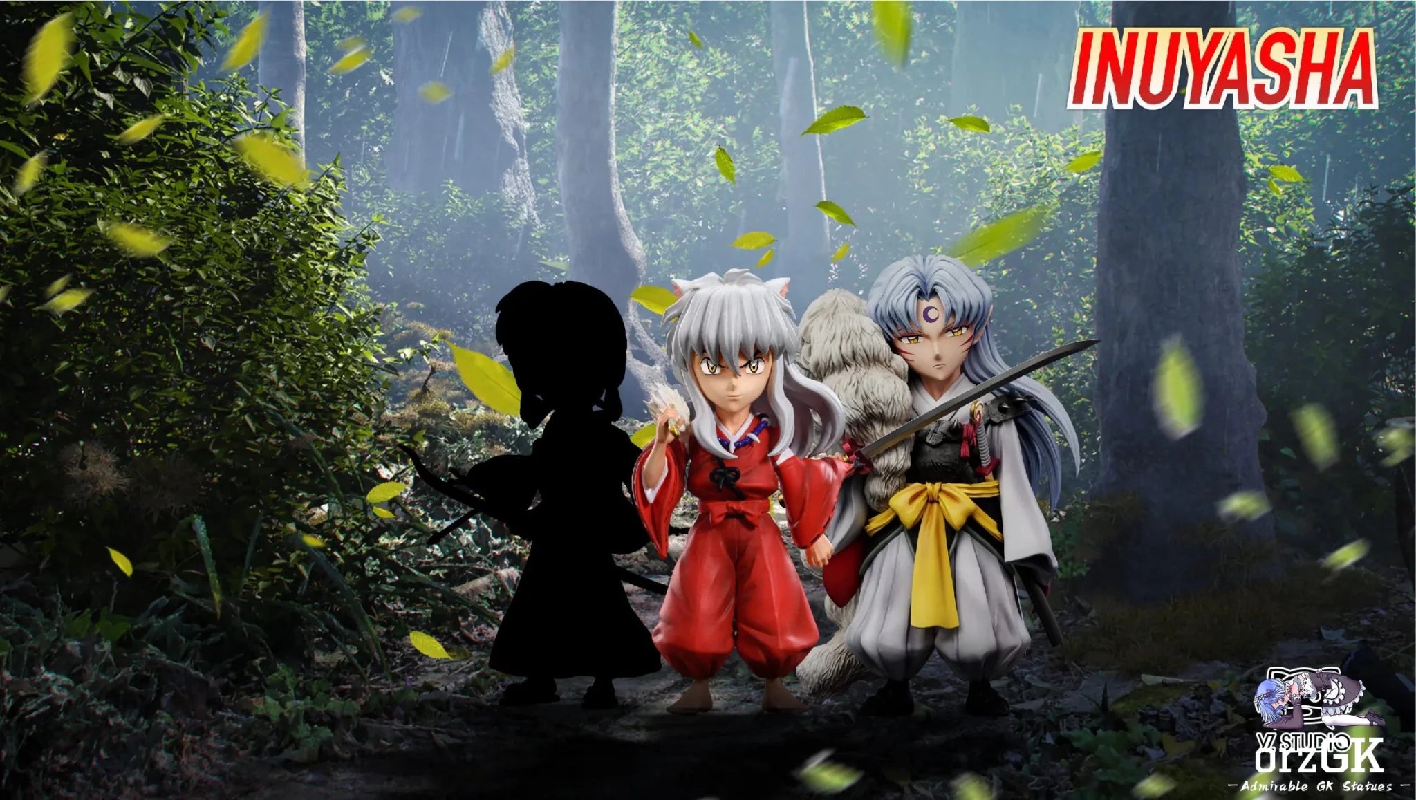 Yz Studio - Inuyasha 2 Sesshōmaru resin statue Navy Toys anime figure