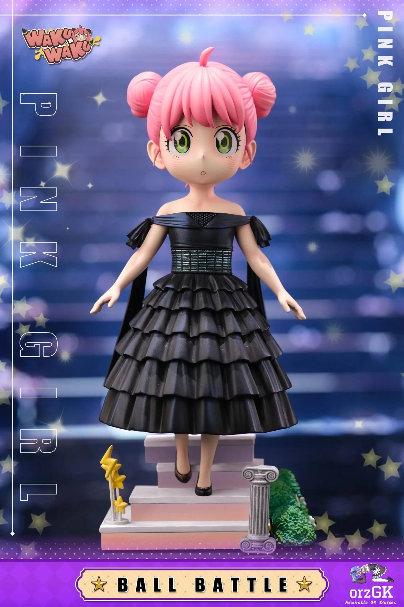 WakuWaku Studio - Spy x Family 023 Evening Gown Anya Forger resin statue Navy Toys anime figure