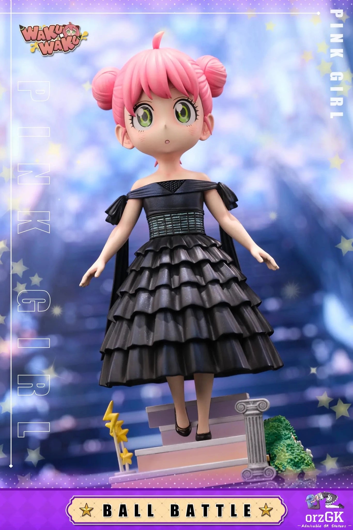 WakuWaku Studio - Spy x Family 023 Evening Gown Anya Forger resin statue Navy Toys anime figure