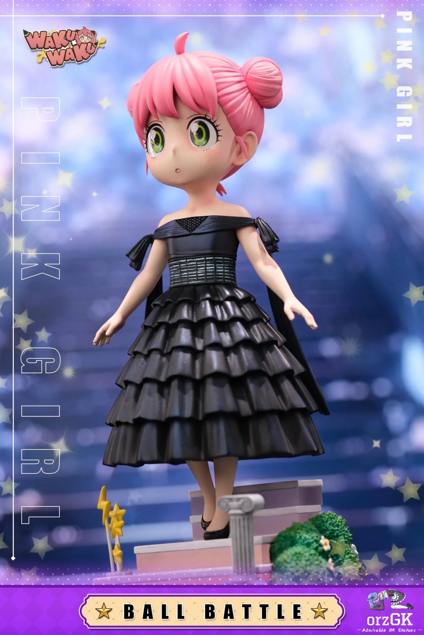 WakuWaku Studio - Spy x Family 023 Evening Gown Anya Forger resin statue Navy Toys anime figure