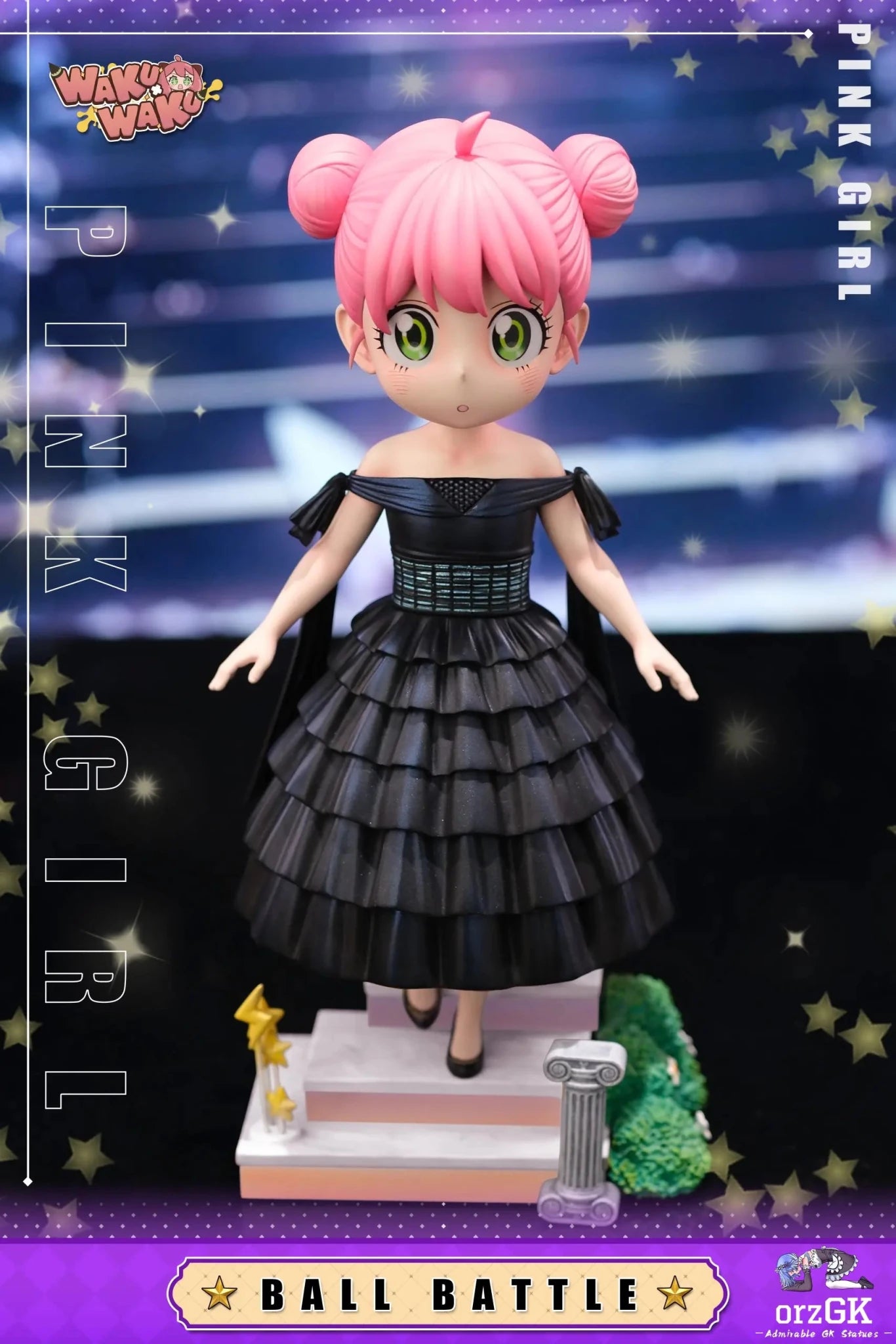 WakuWaku Studio - Spy x Family 023 Evening Gown Anya Forger resin statue Navy Toys anime figure