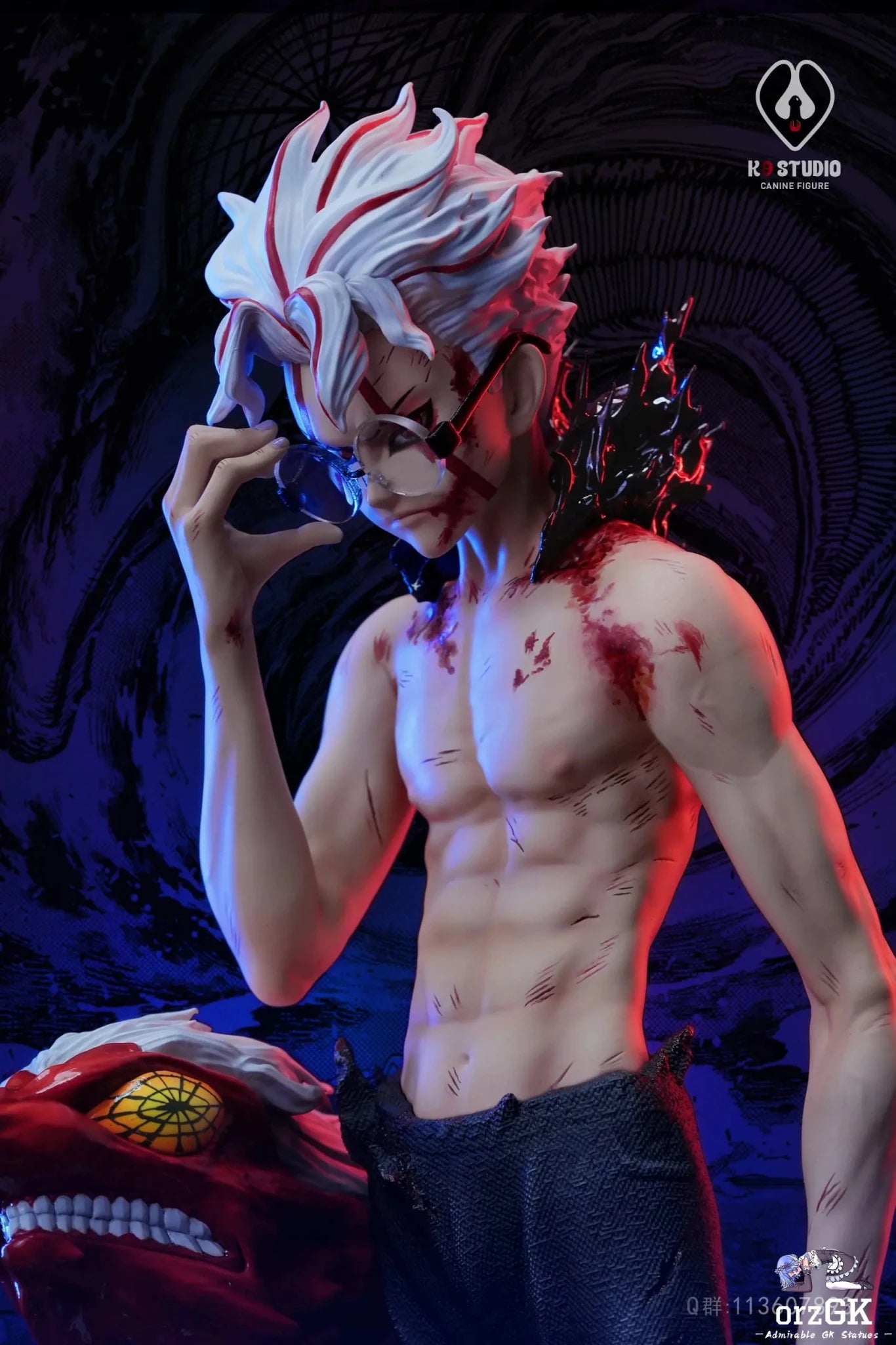 K9 Studio - Dandadan Takakura Ken resin statue Navy Toys anime figure