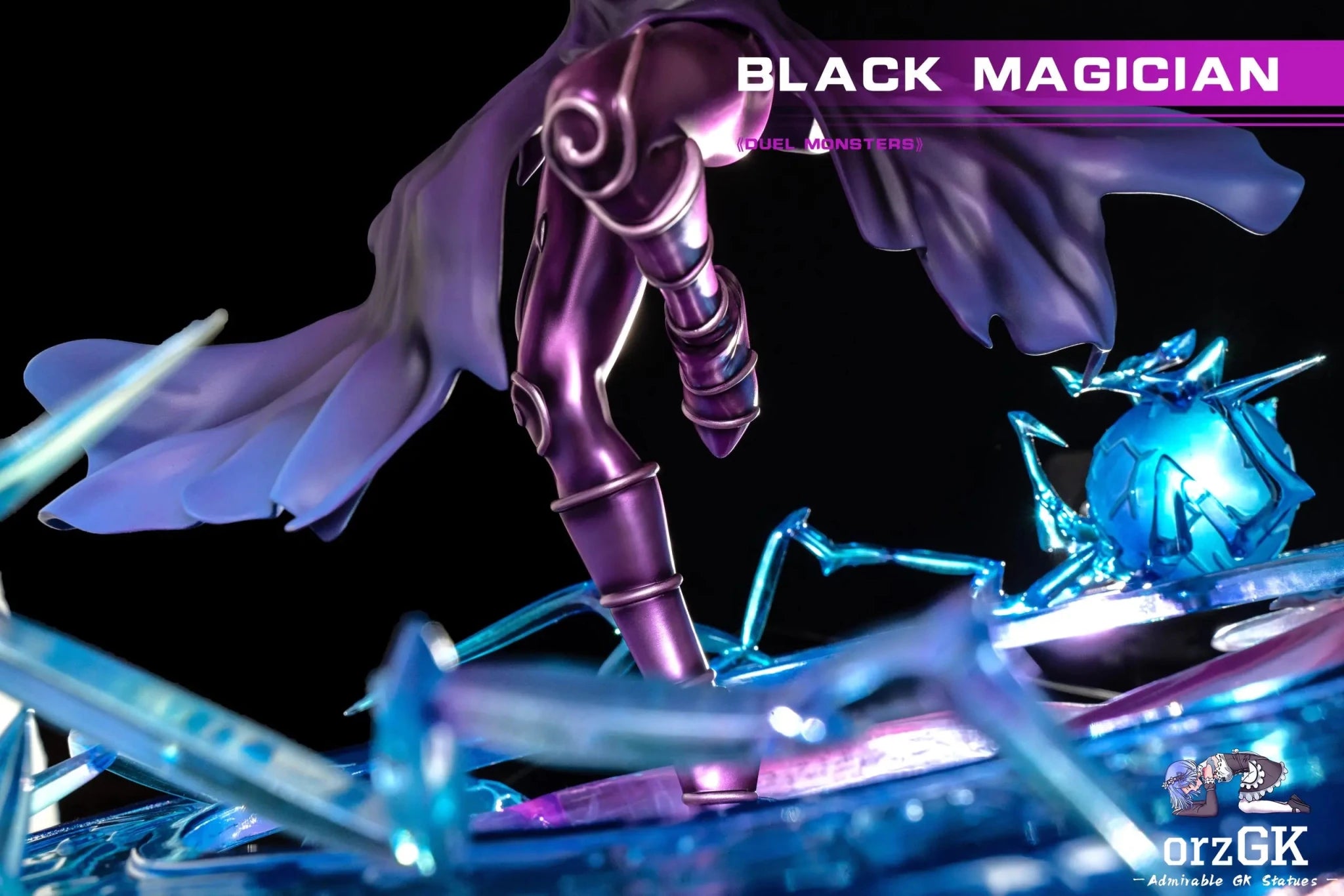 YU Studio - Yu - Gi - Oh! Black Magician resin statue Navy Toys anime figure