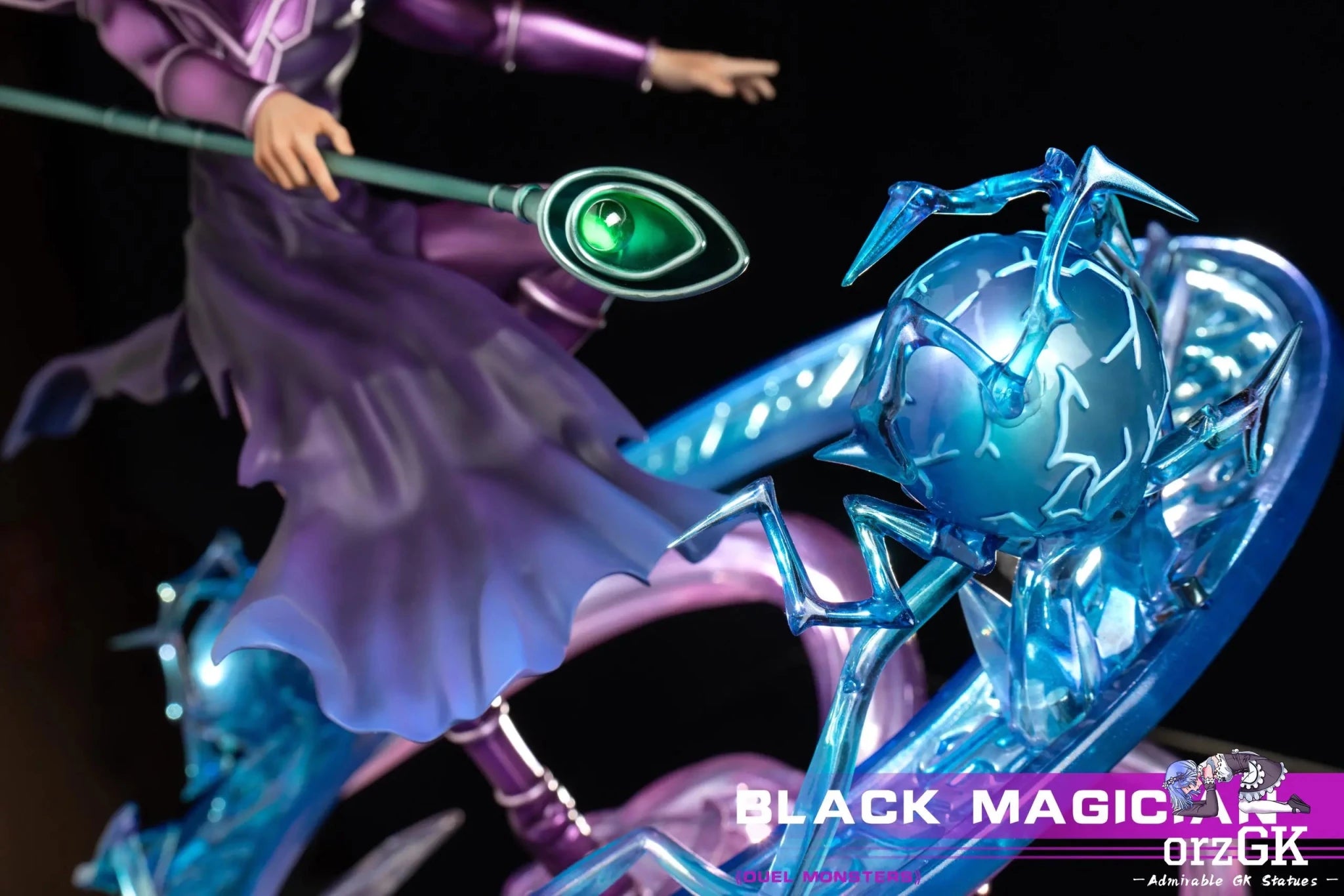 YU Studio - Yu - Gi - Oh! Black Magician resin statue Navy Toys anime figure