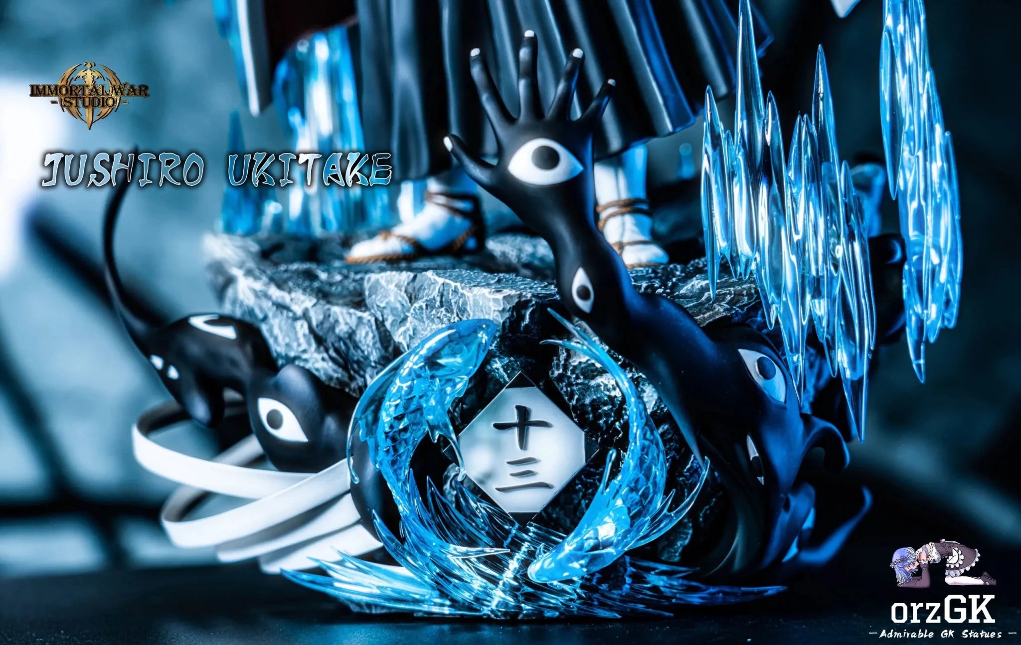 I.W Studio - Bleach: Thousand - Year Blood War Gotei 13 Series 11 Jūshirō Ukitake resin statue Navy Toys anime figure