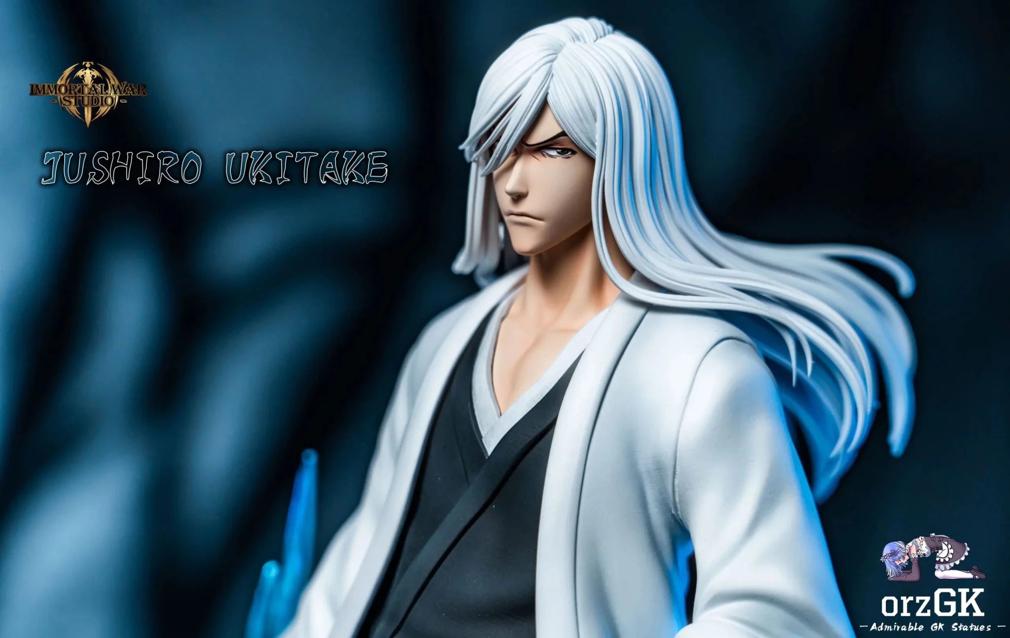 I.W Studio - Bleach: Thousand - Year Blood War Gotei 13 Series 11 Jūshirō Ukitake resin statue Navy Toys anime figure