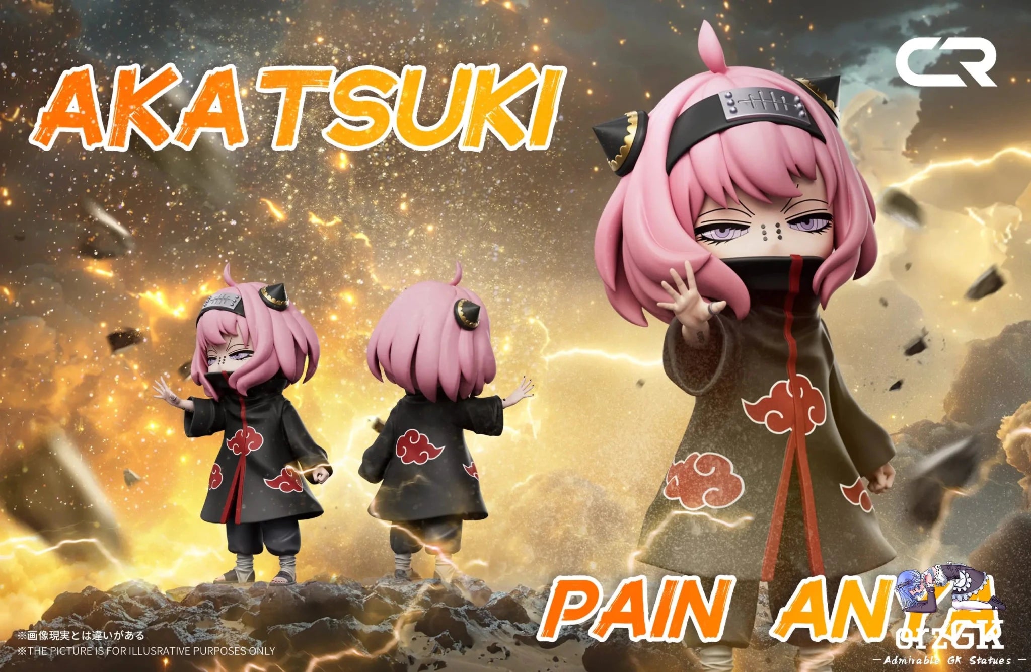 CR Studio - Spy x Family PAIN ANYA resin statue Navy Toys anime figure