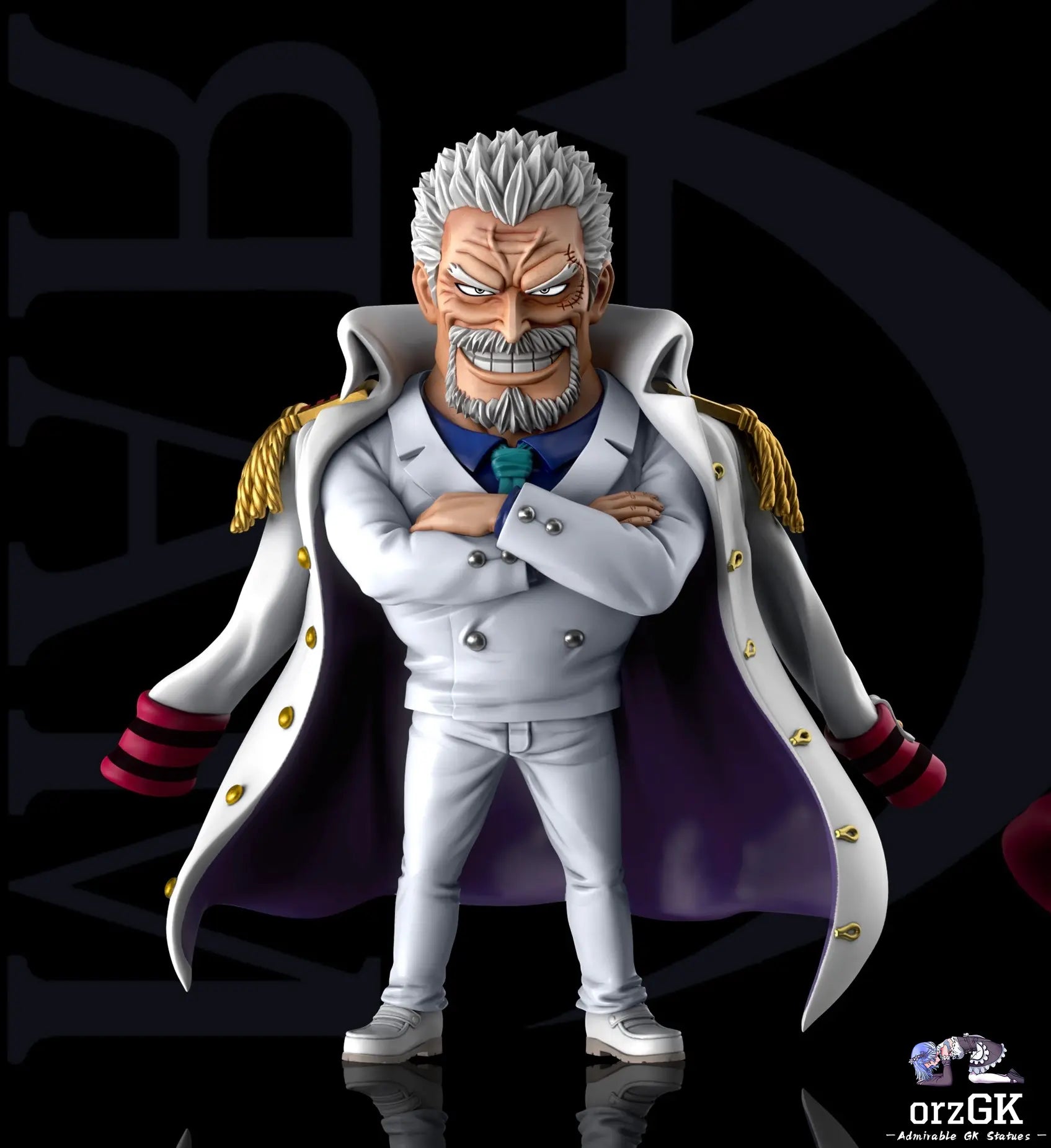 C Studio - One Piece Navy Series Hero of the Marines Monkey D. Garp resin statue Navy Toys anime figure