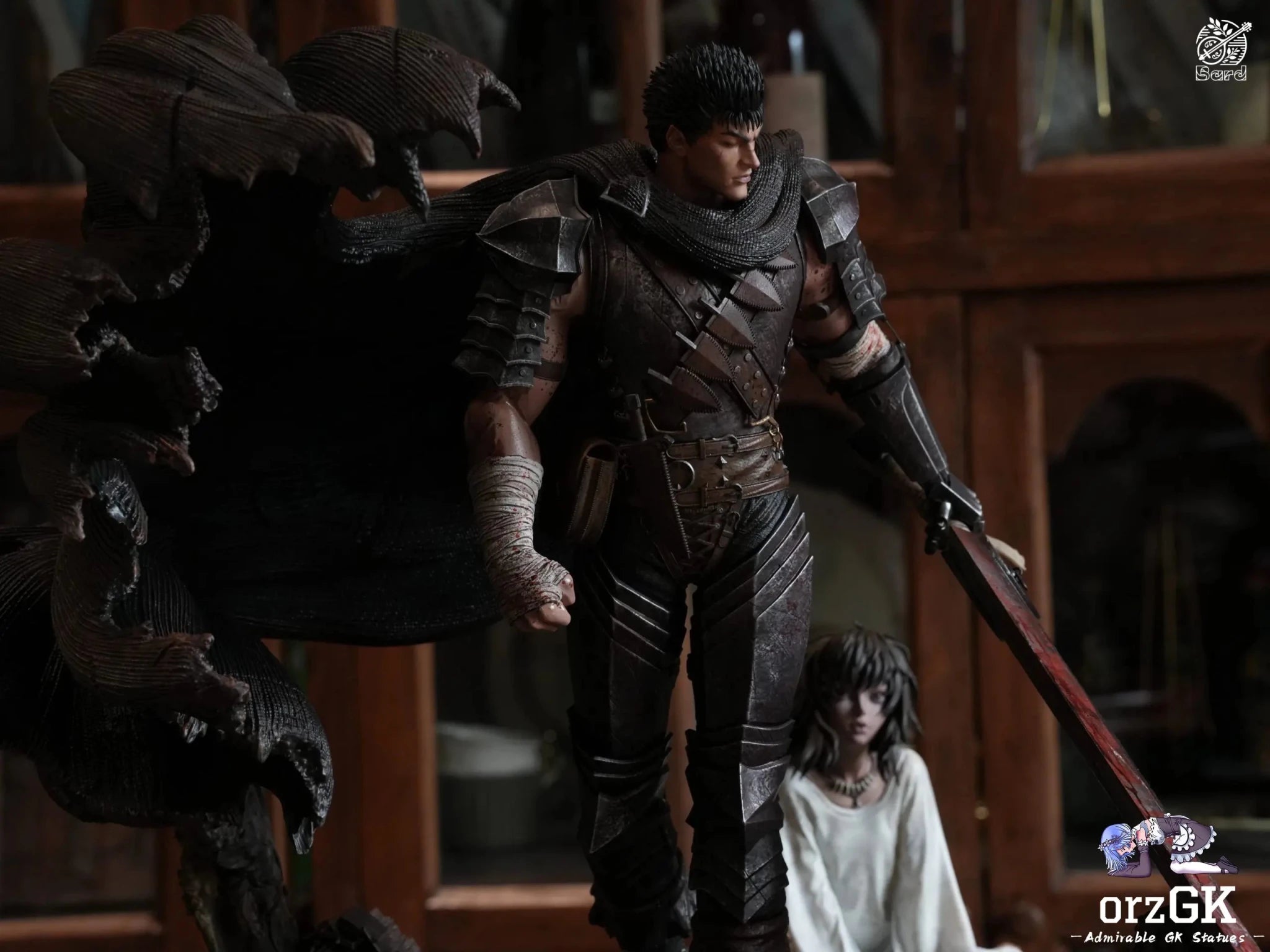 Reunion Guts and Casca - Berserk - Bard Studio resin statue Navy Toys anime figure