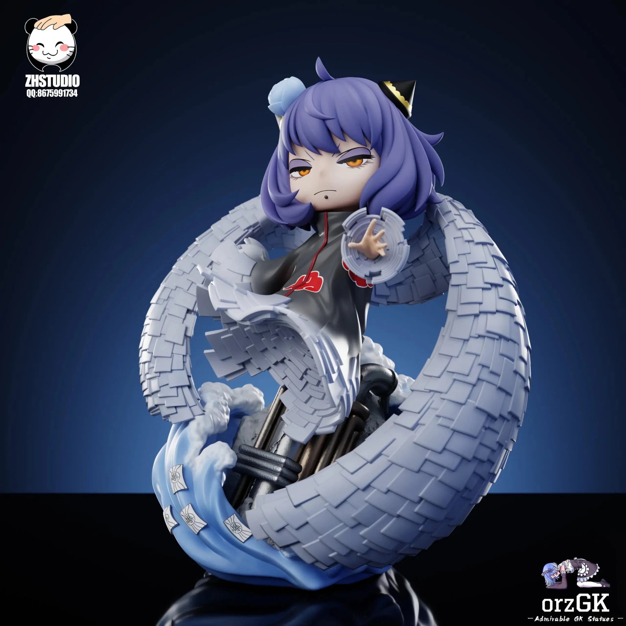 ZH Studio - Spy x Family Anya Forger COS Konan resin statue Navy Toys anime figure