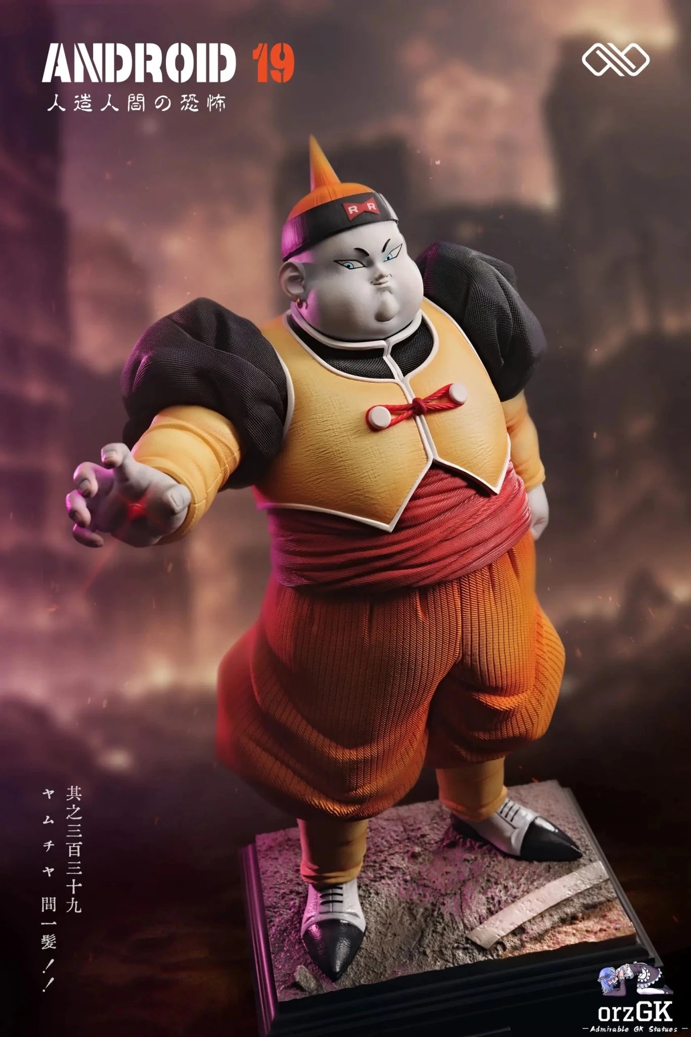 Infinite Studio - Dragon Ball Android 19 & Dr. Gero Android 20 resin statue Navy Toys anime figure