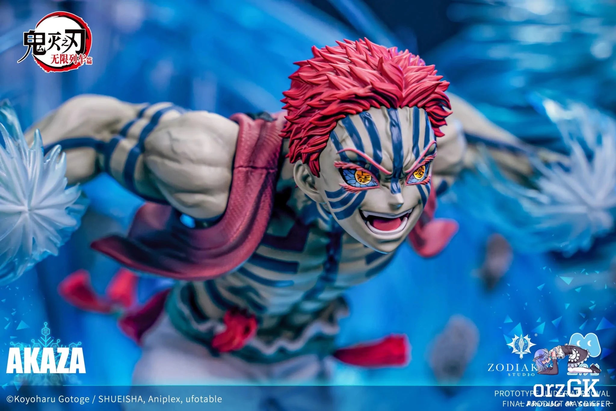 Zodiakos Studio & San Yue Shou Studio - Demon Slayer Akaza (Licensed) resin statue Navy Toys anime figure